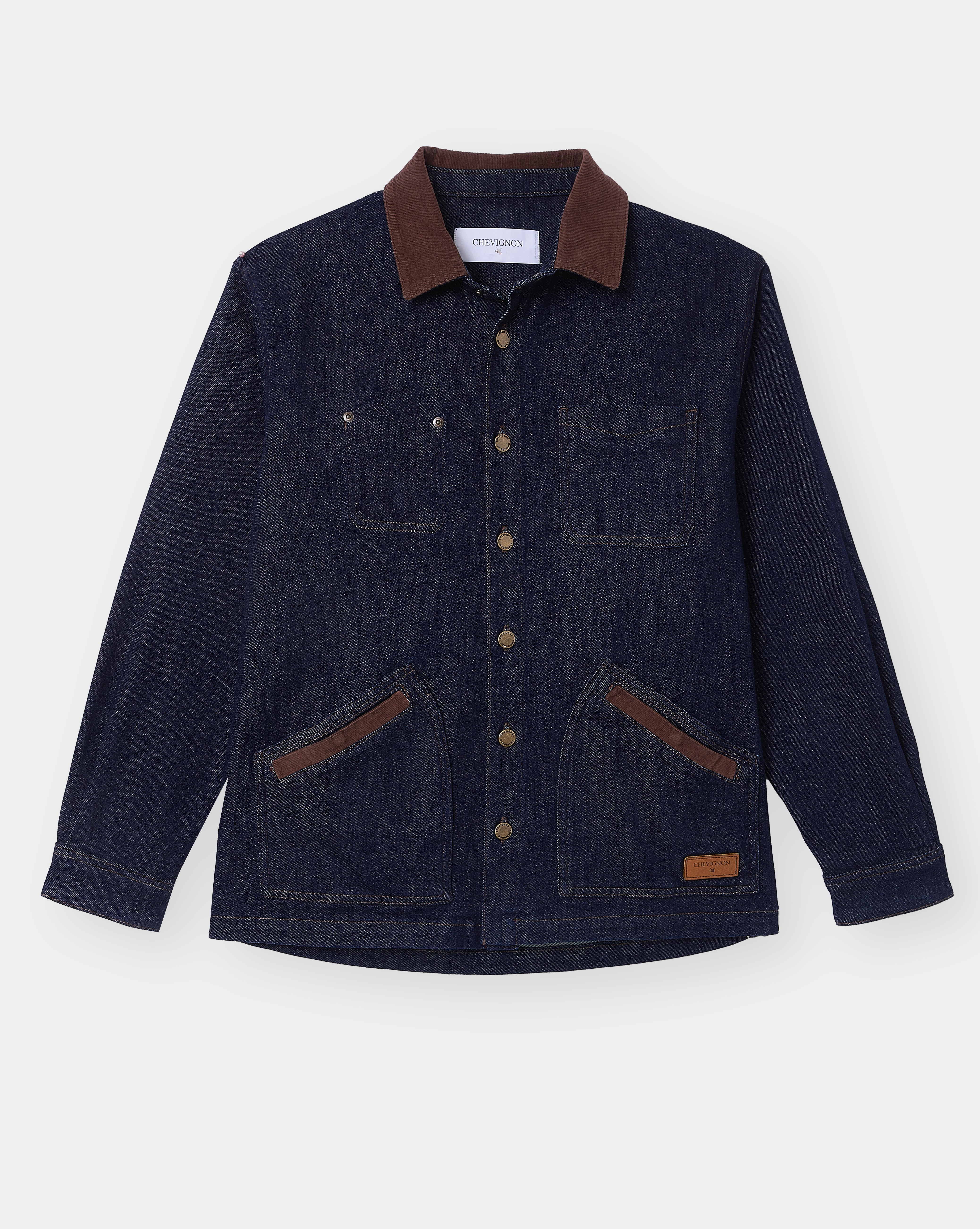 DEREK NAVY BLUE OVERSHIRT