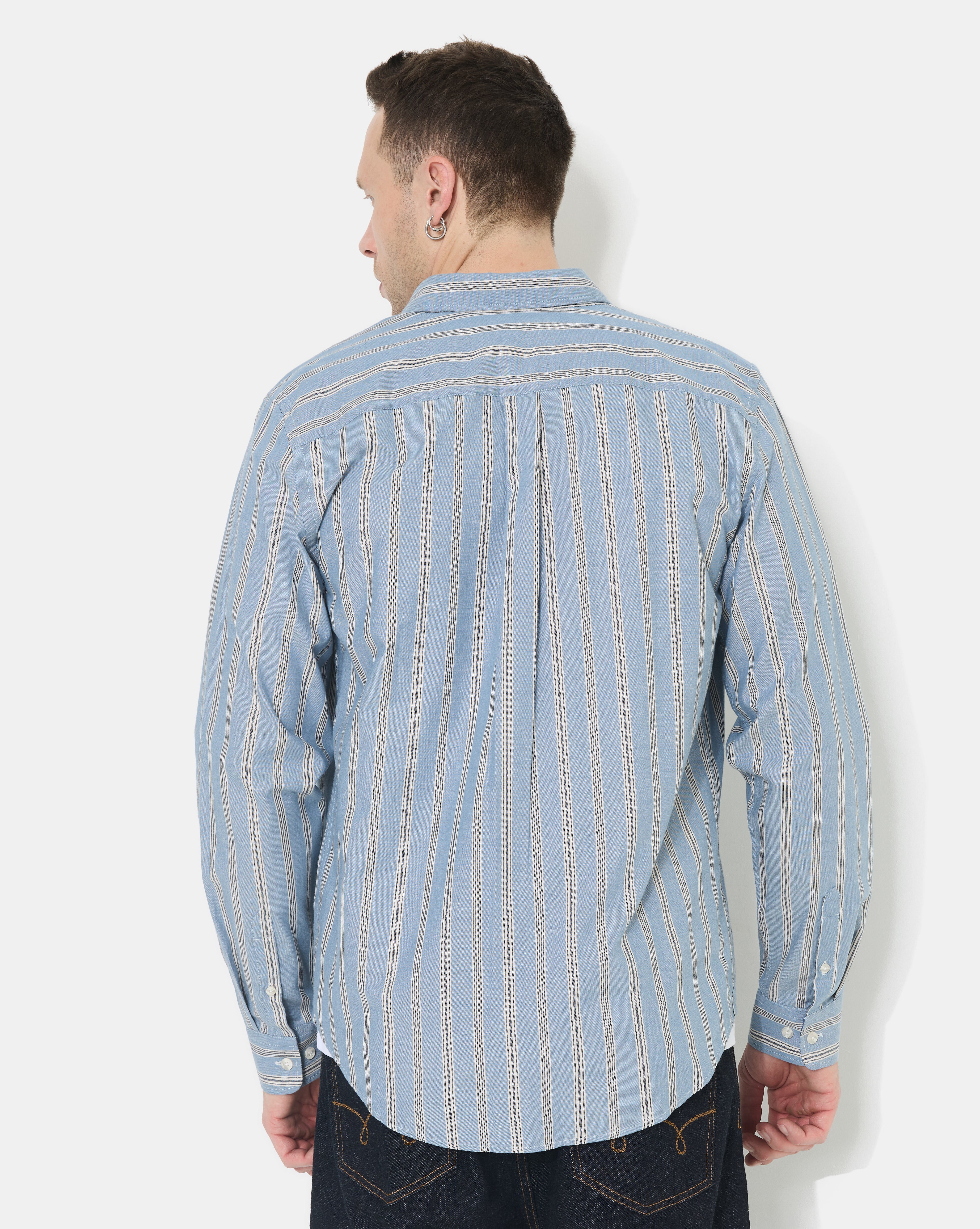 NAVY BLUE DAYE SHIRT