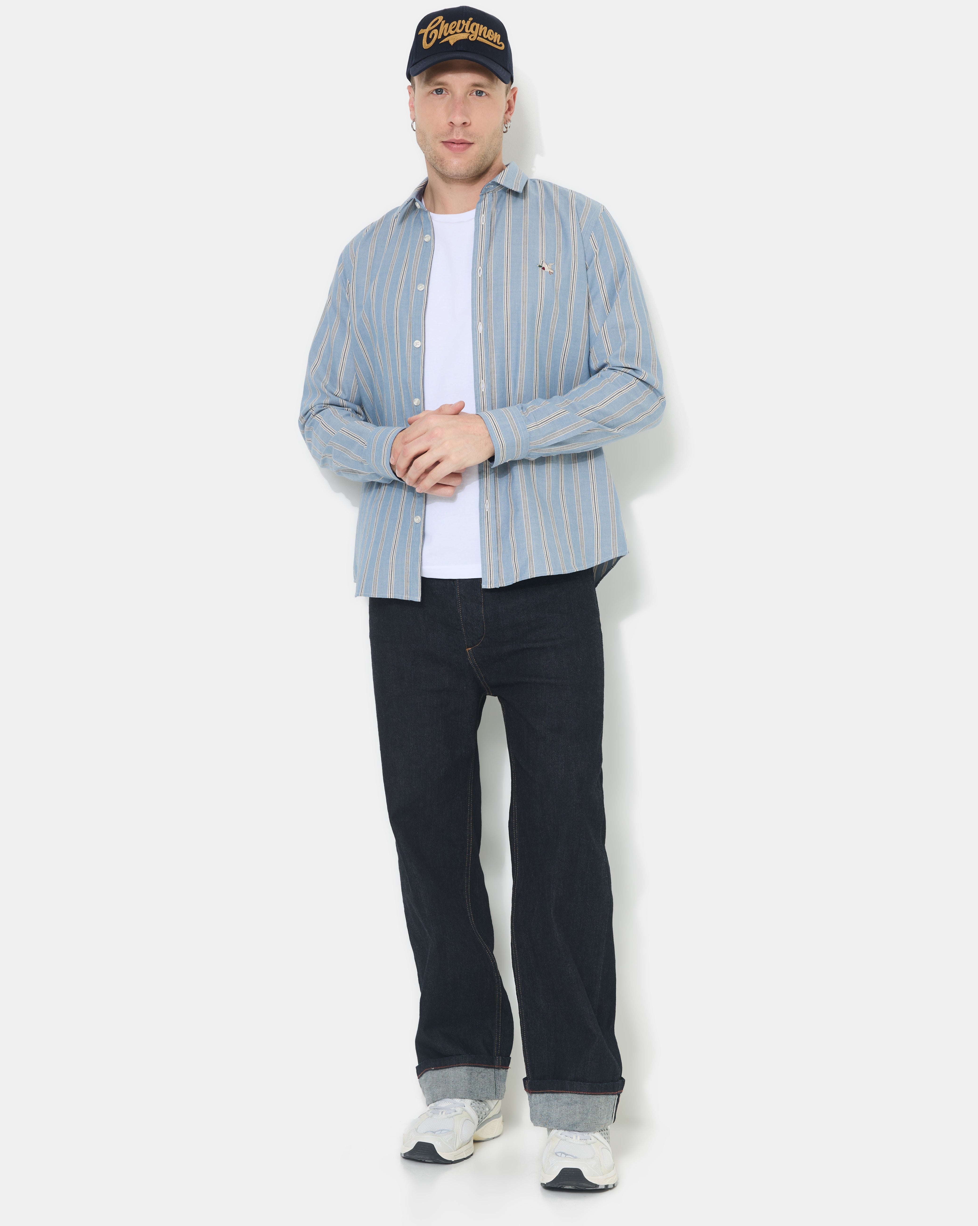 NAVY BLUE DAYE SHIRT