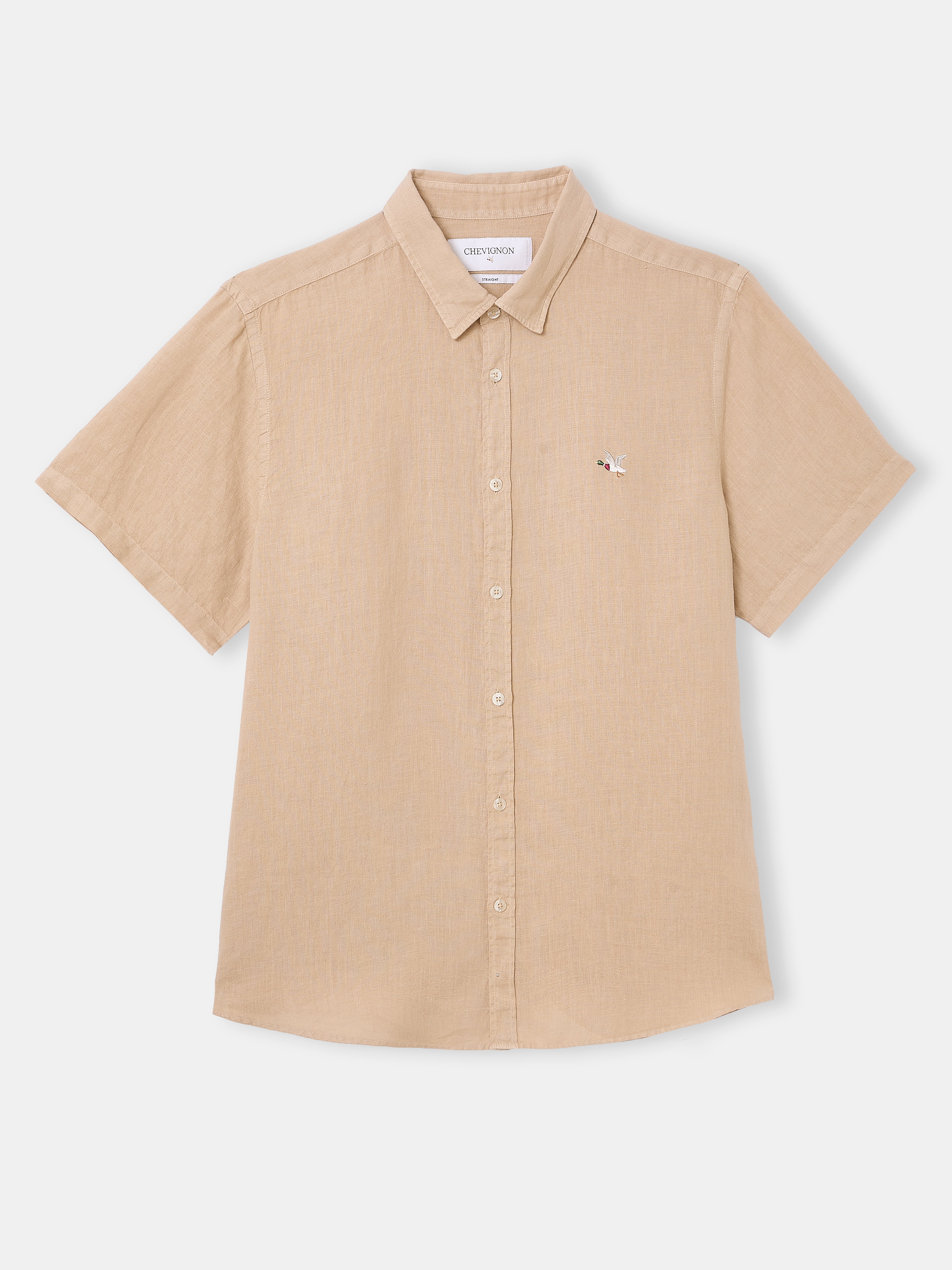 LINO S/S SHIRT BEIGE