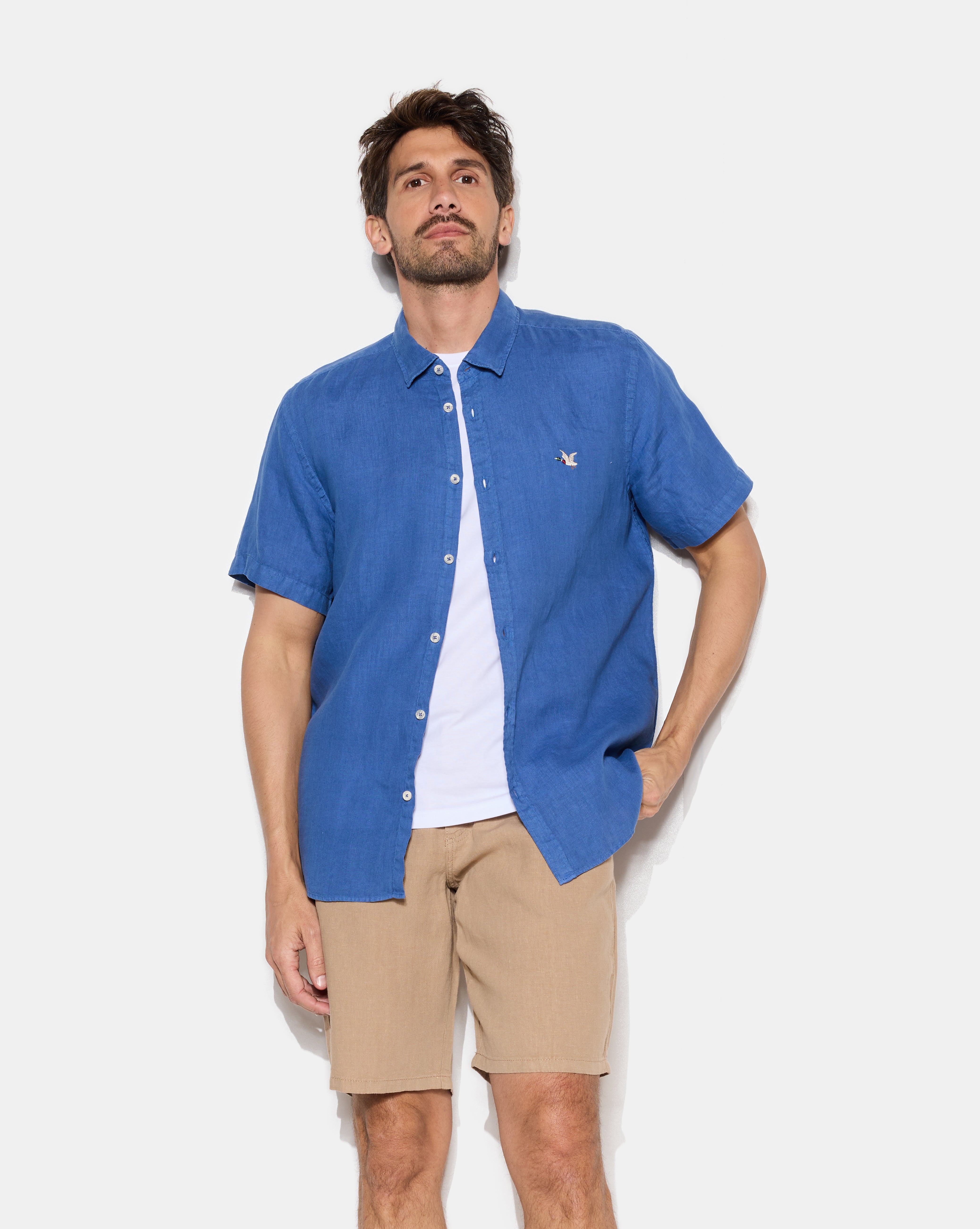 LINO S/S SHIRT BLUE