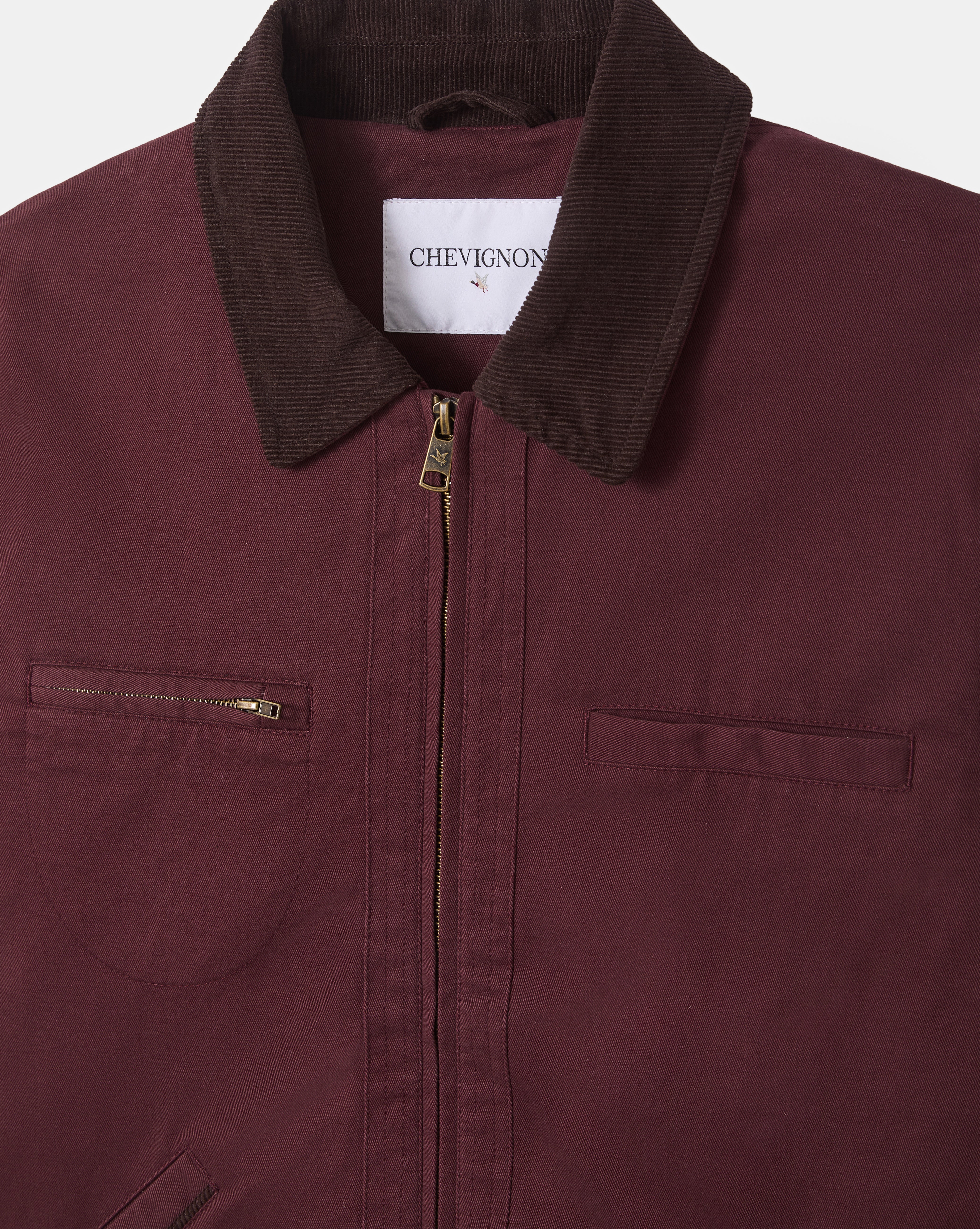 VESTE DALTON BURGUNDY