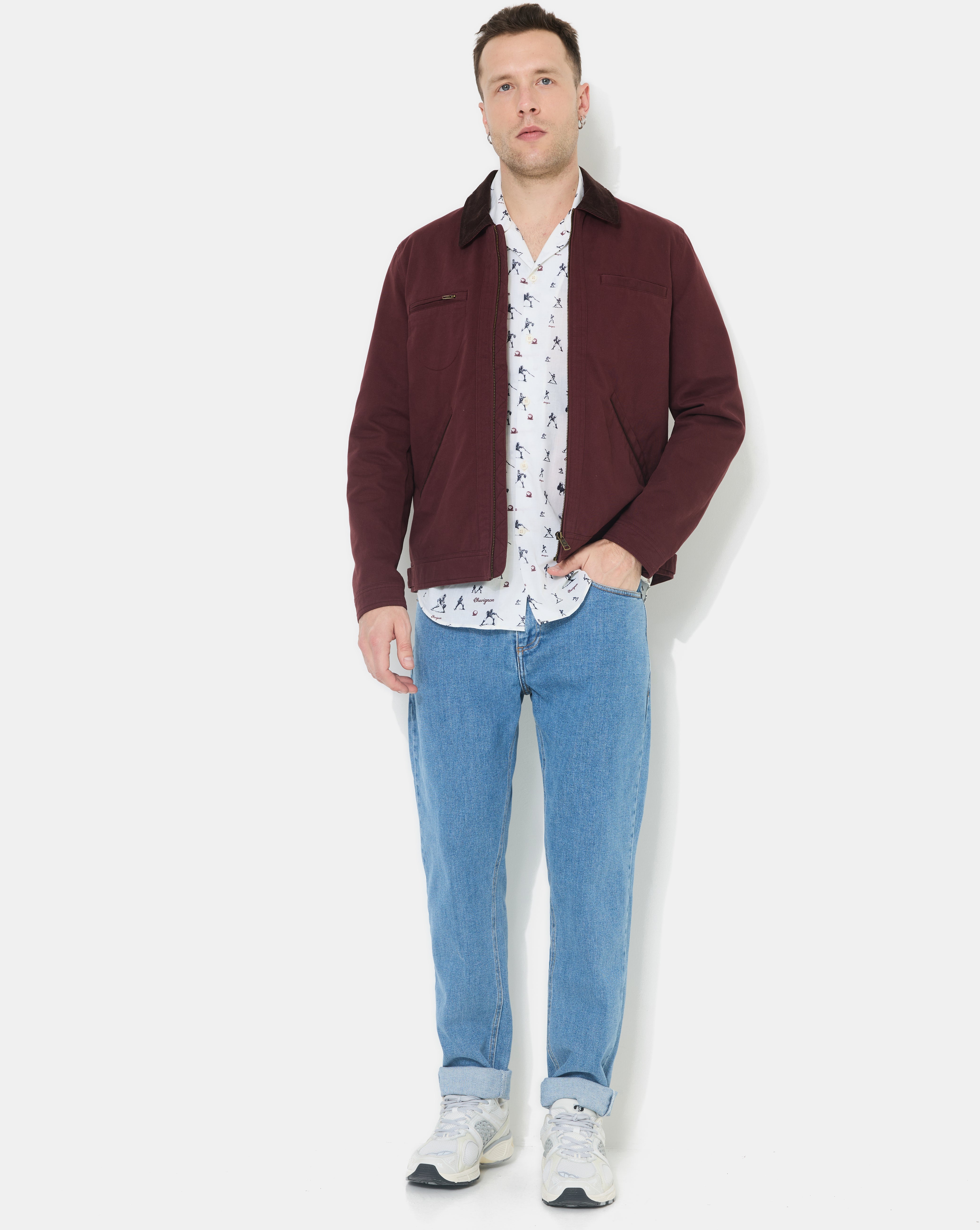 VESTE DALTON BURGUNDY