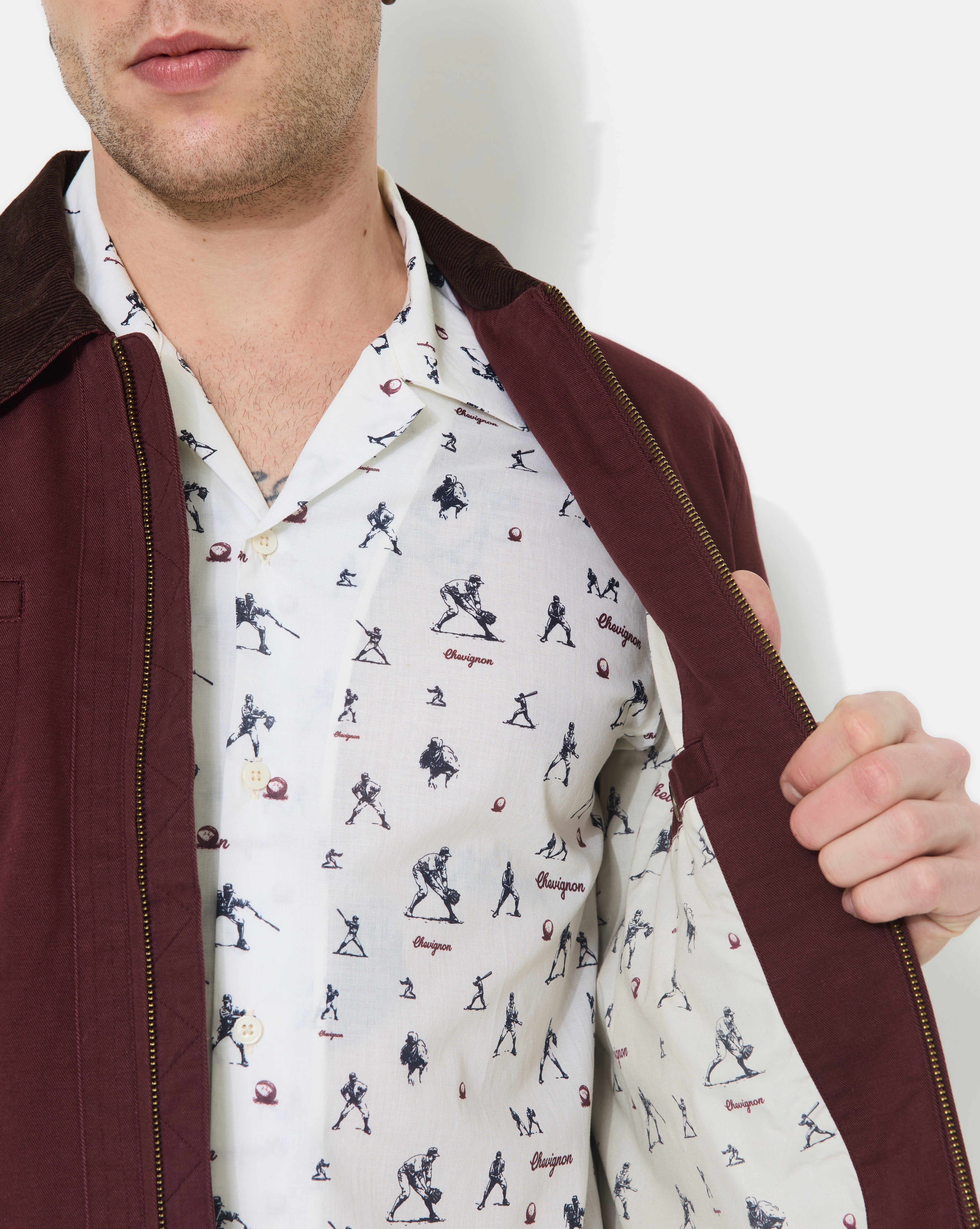 VESTE DALTON BURGUNDY