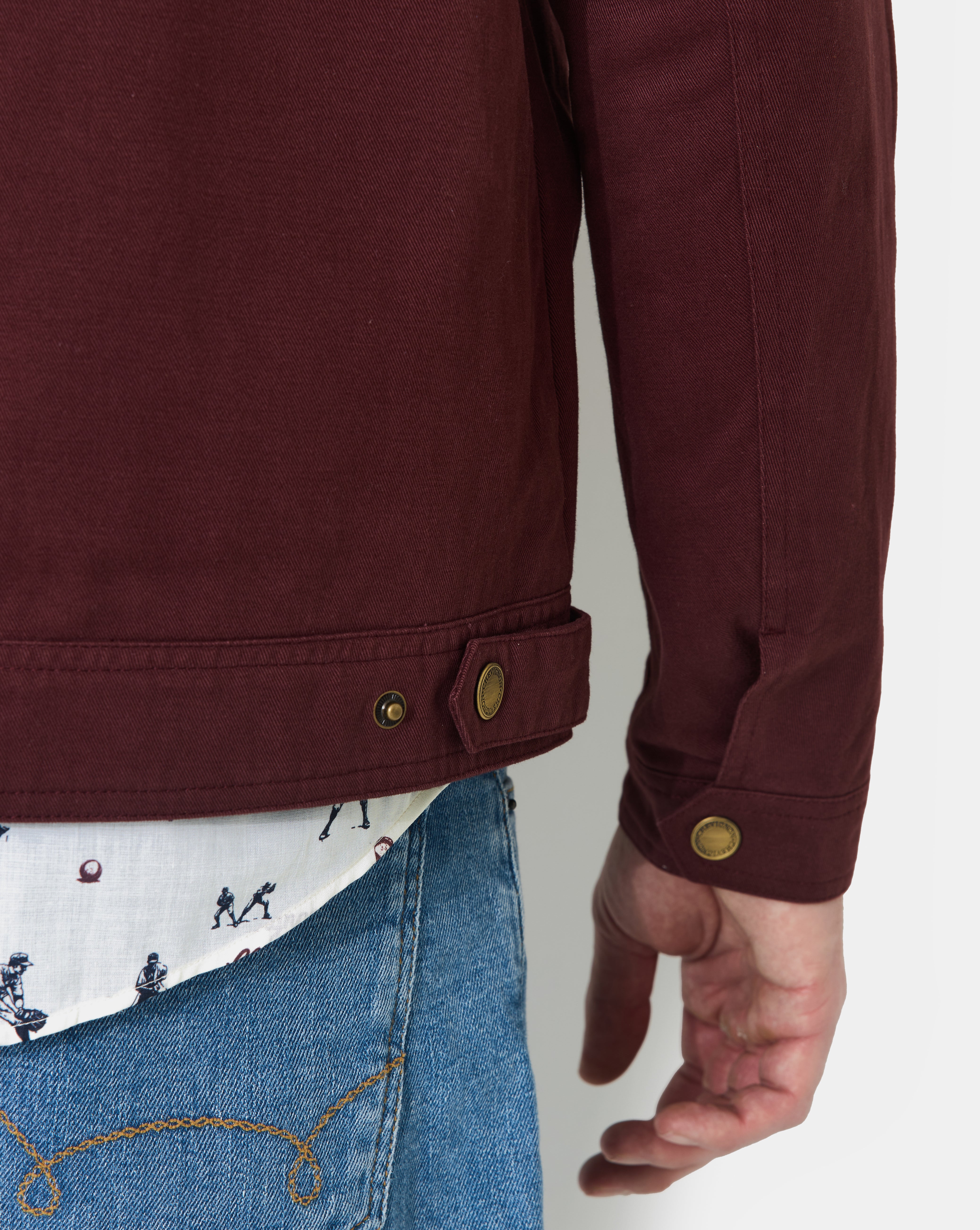 VESTE DALTON BURGUNDY