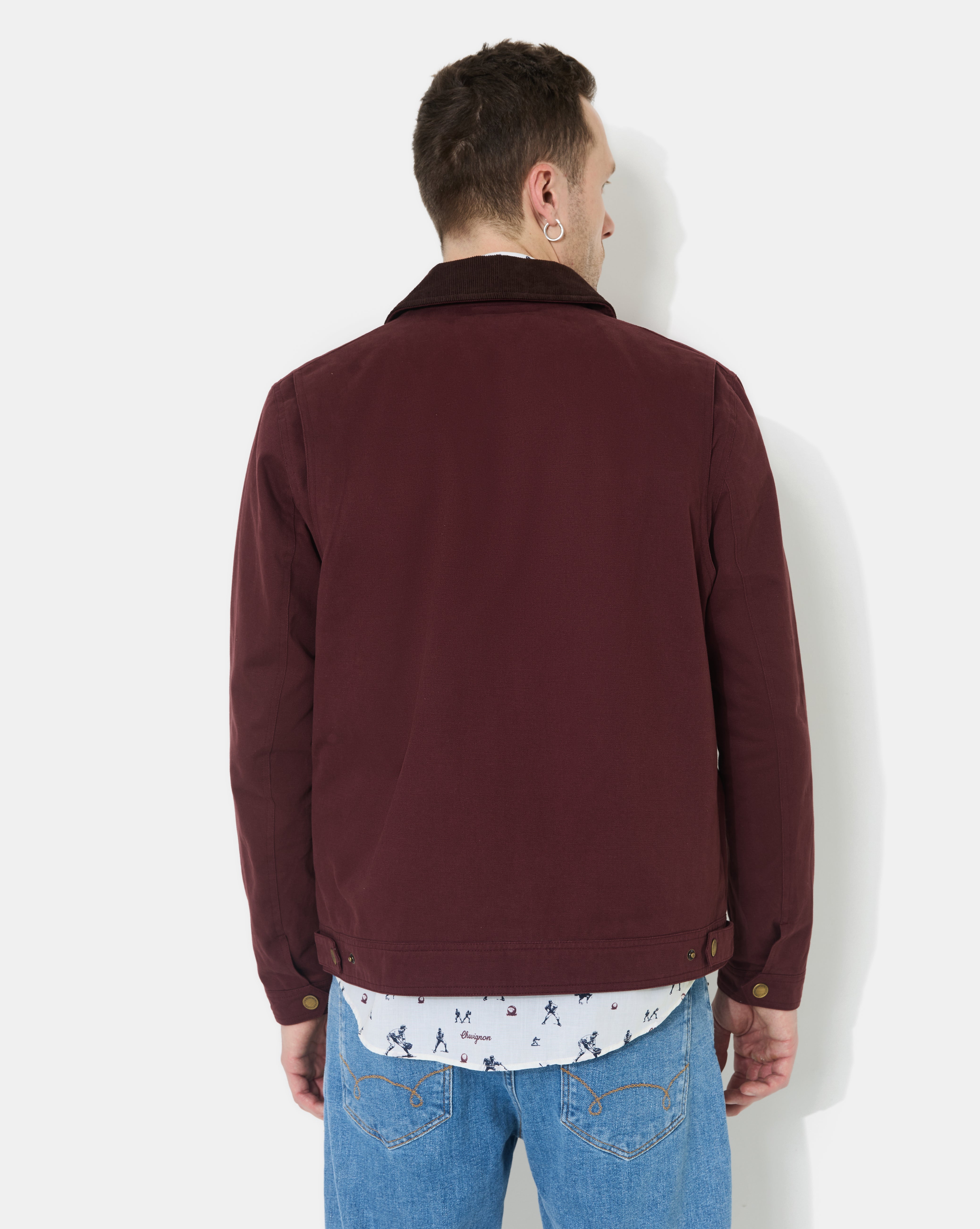 VESTE DALTON BURGUNDY