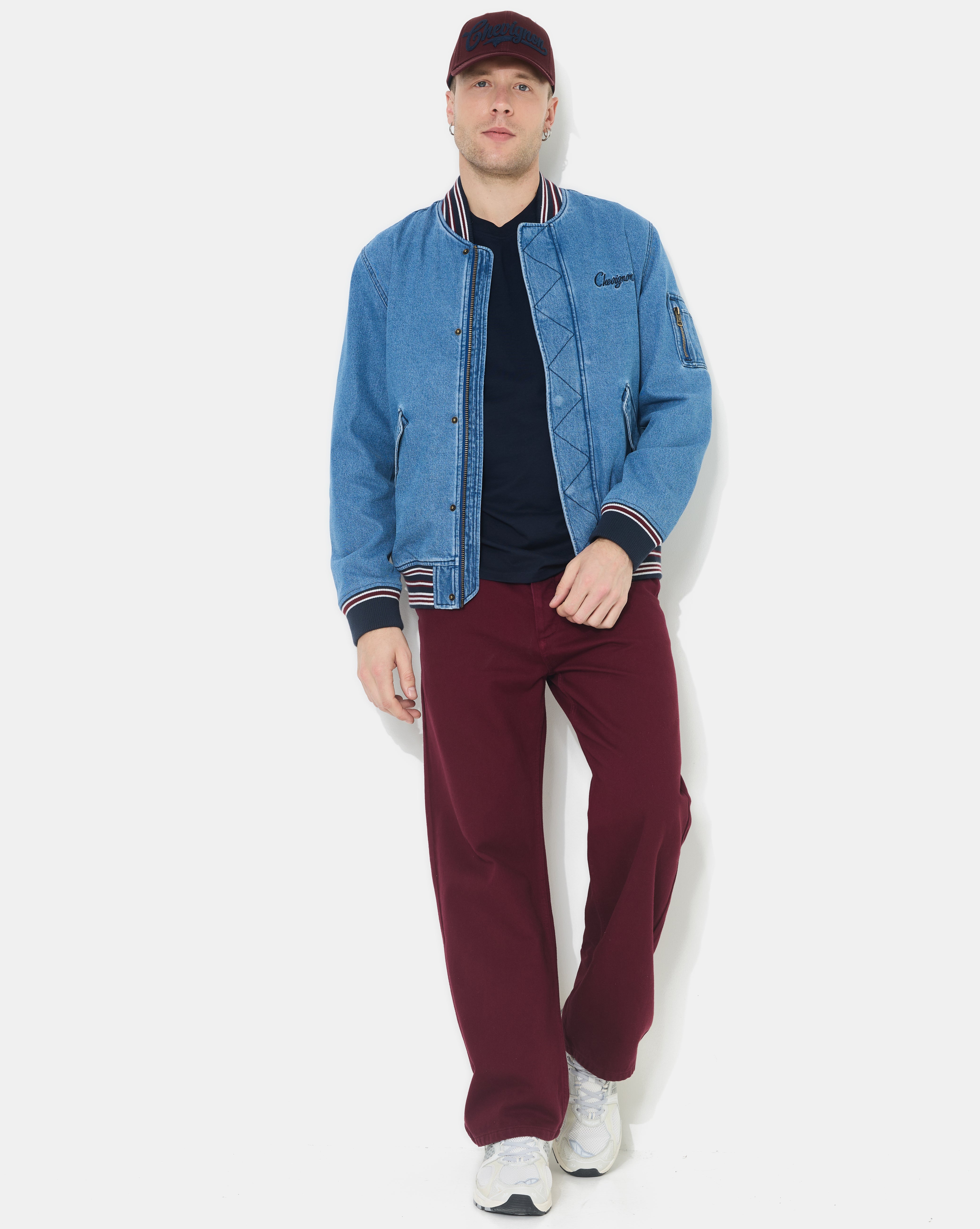 DRIFT DENIM JACKET BLUE DENIM - Chevignon
