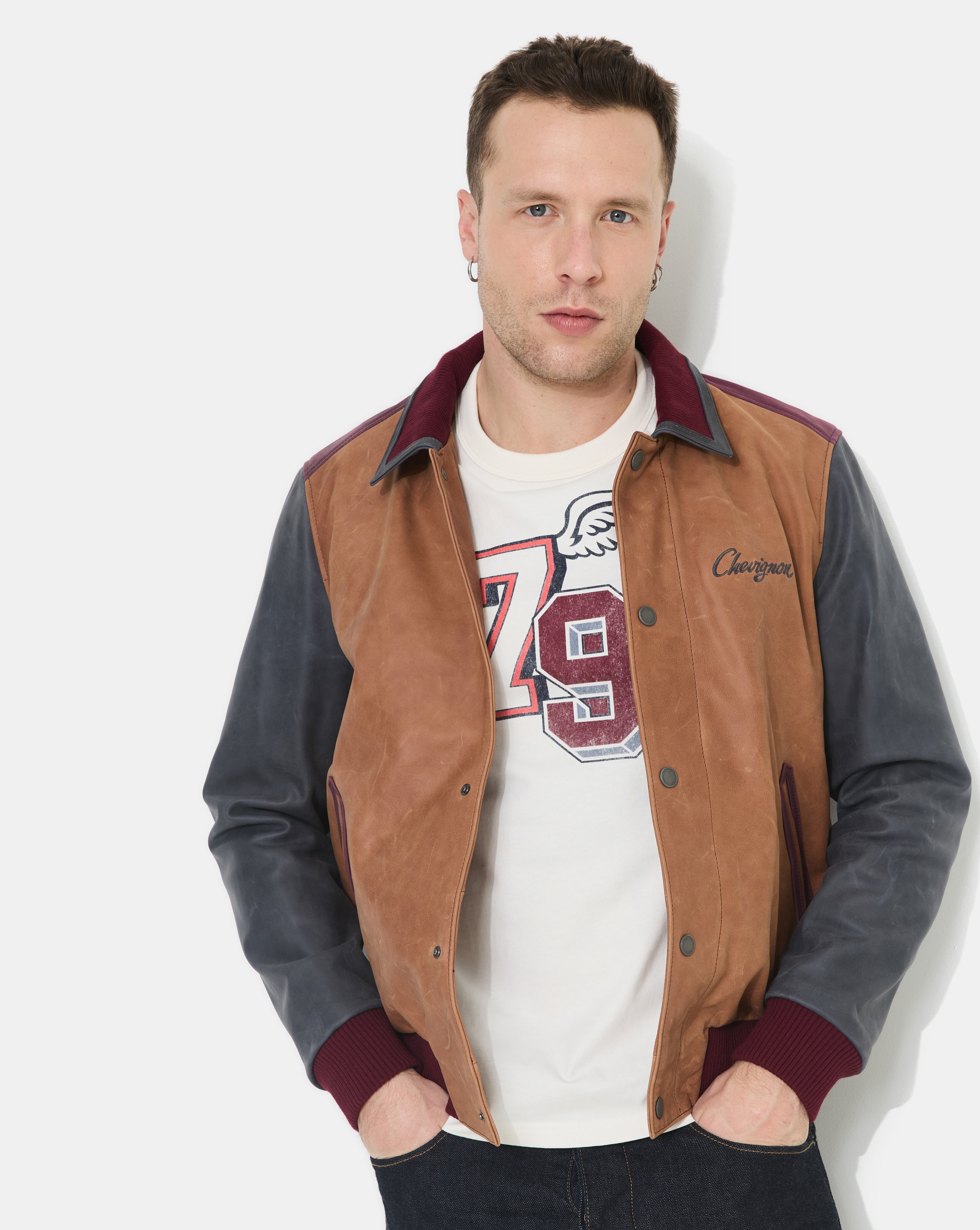 DEAREST BEIGE LEATHER JACKET