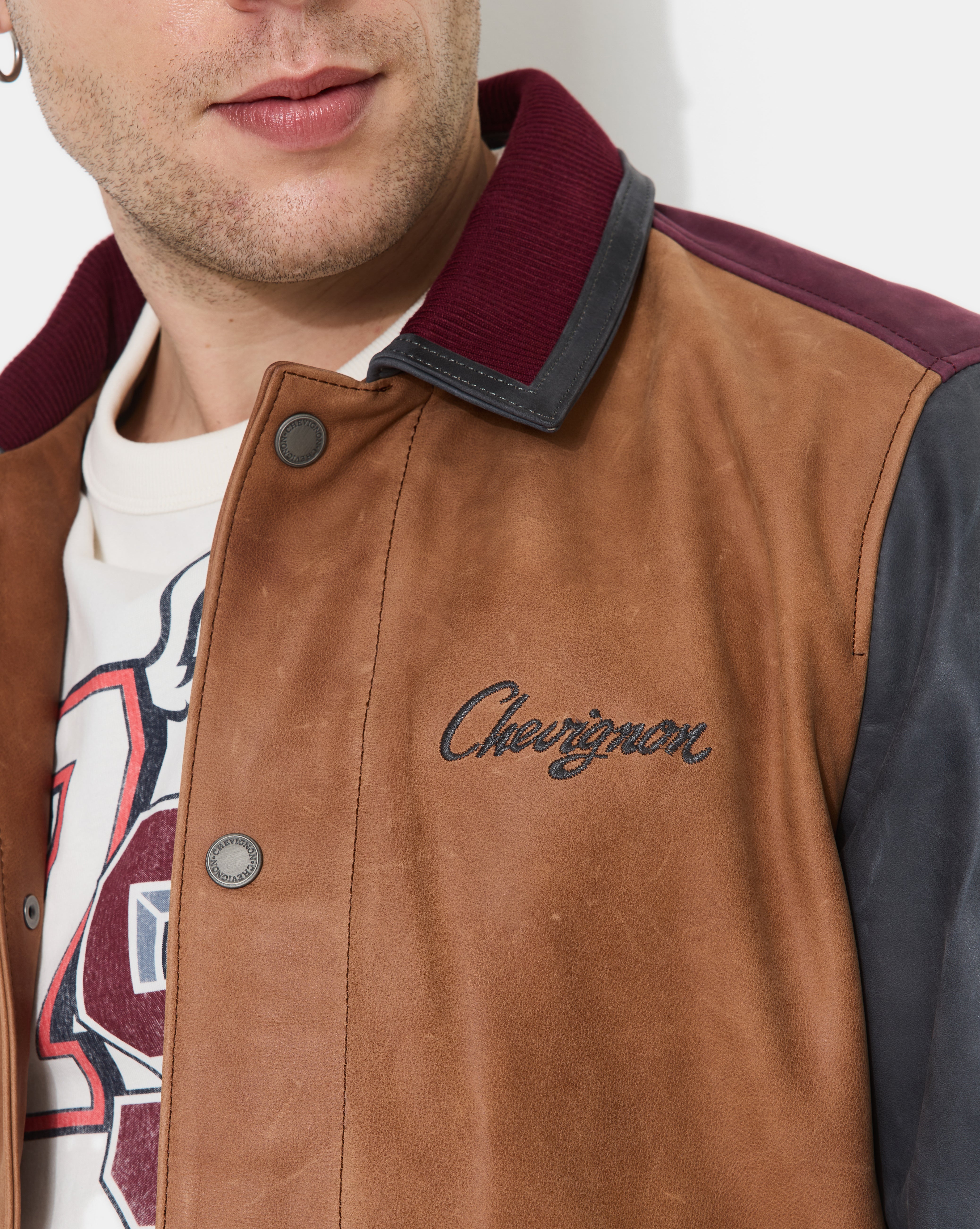 DEAREST BEIGE LEATHER JACKET