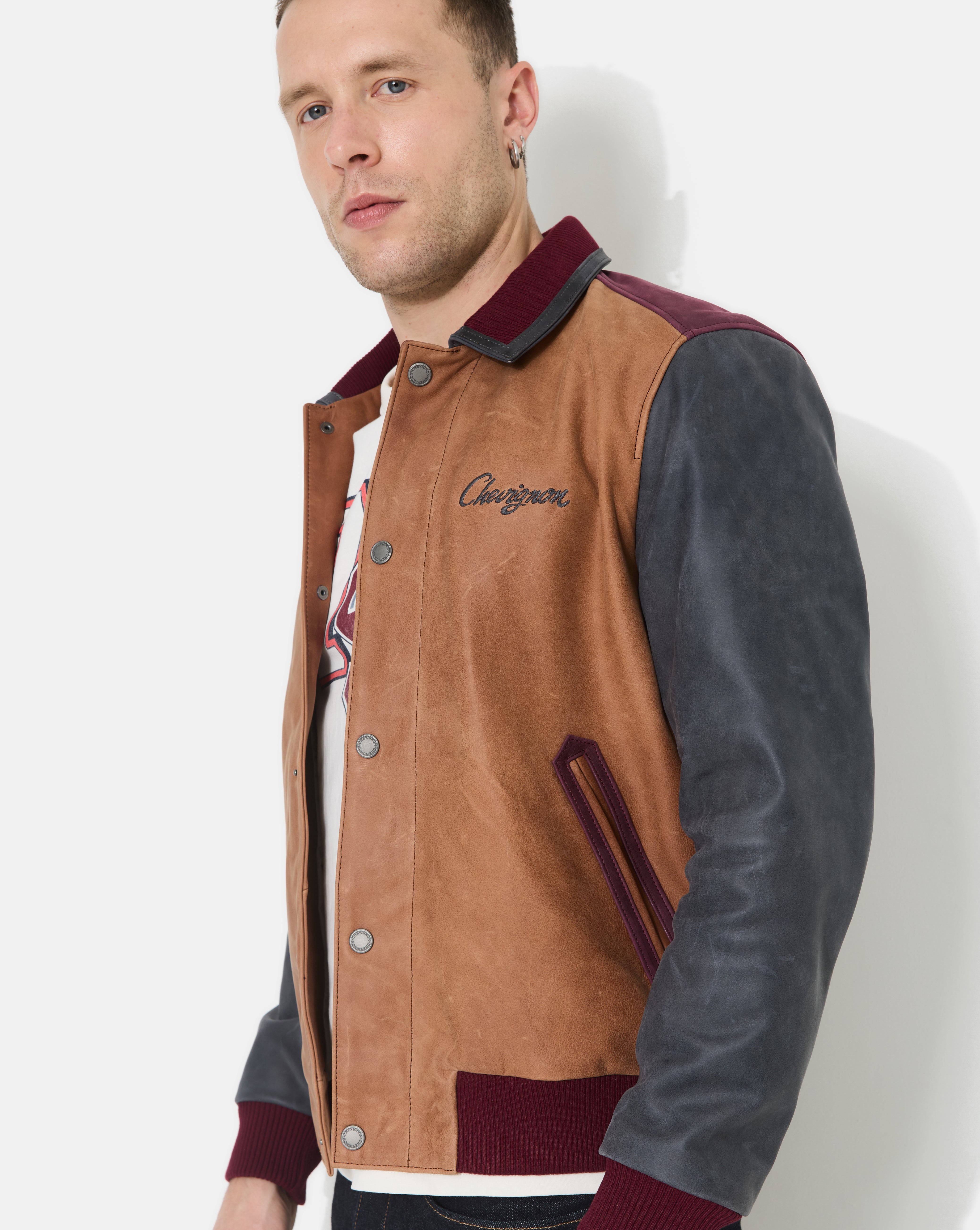 DEAREST BEIGE LEATHER JACKET