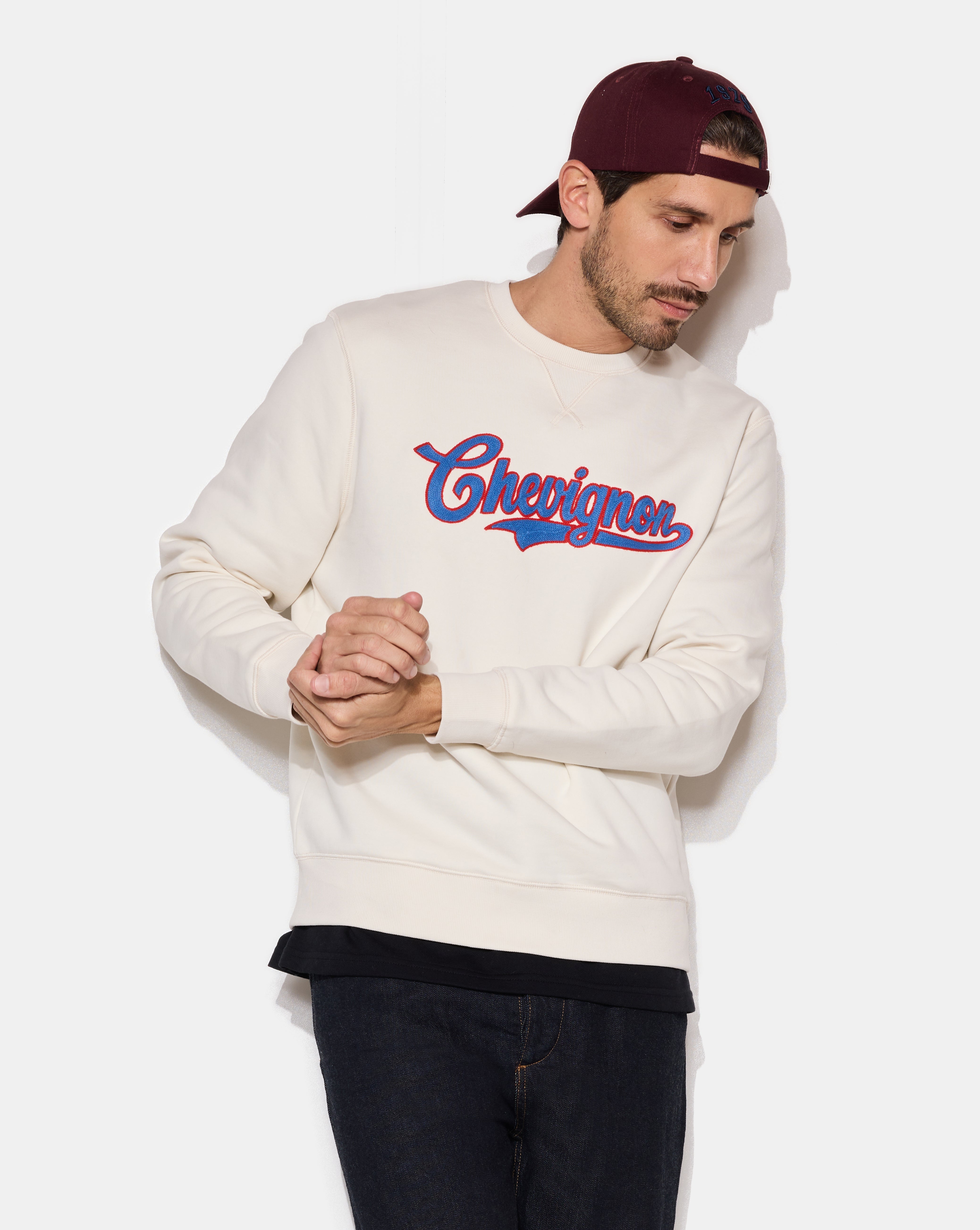 SWEATSHIRT DONATO ÉCRU