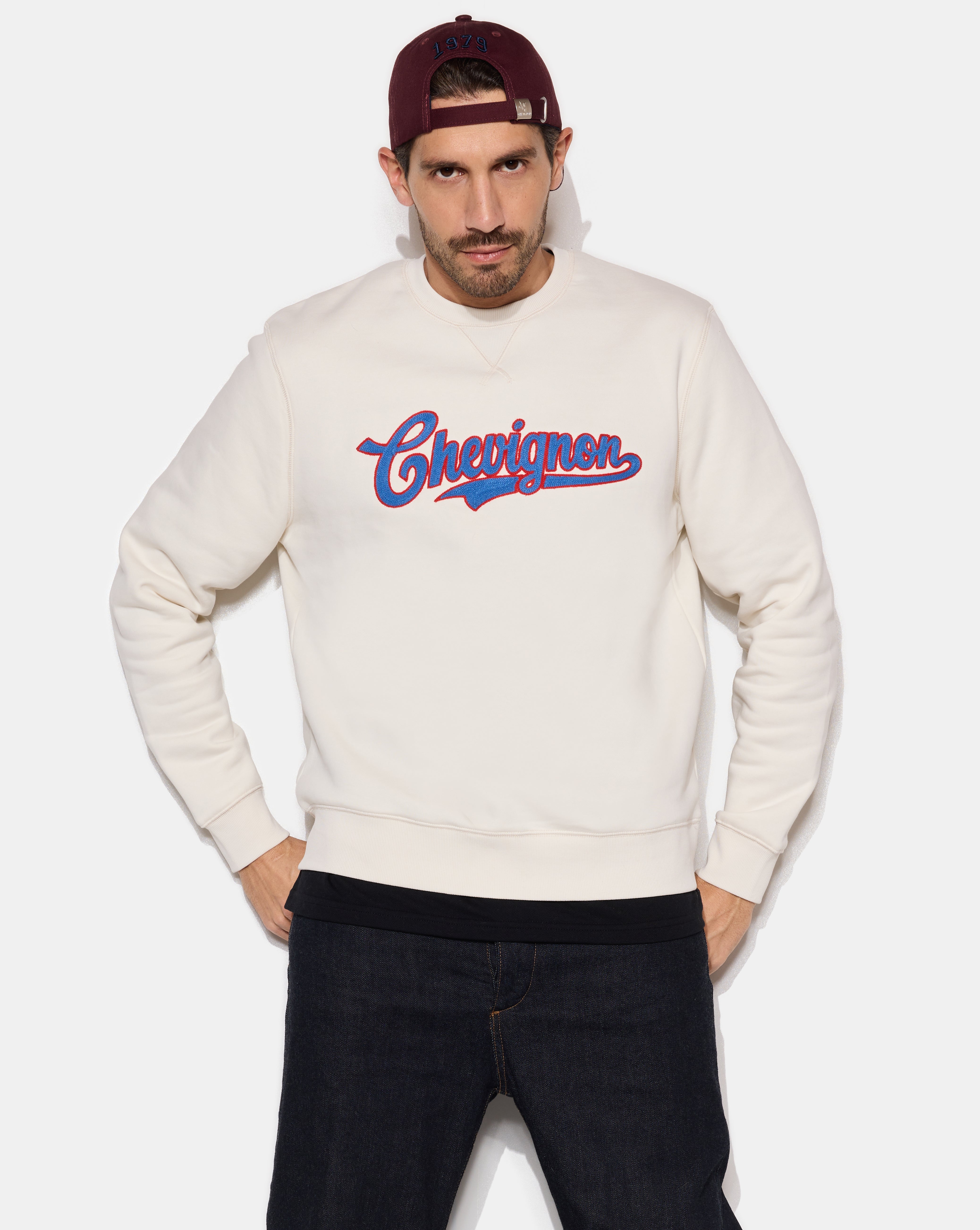 SWEATSHIRT DONATO ÉCRU