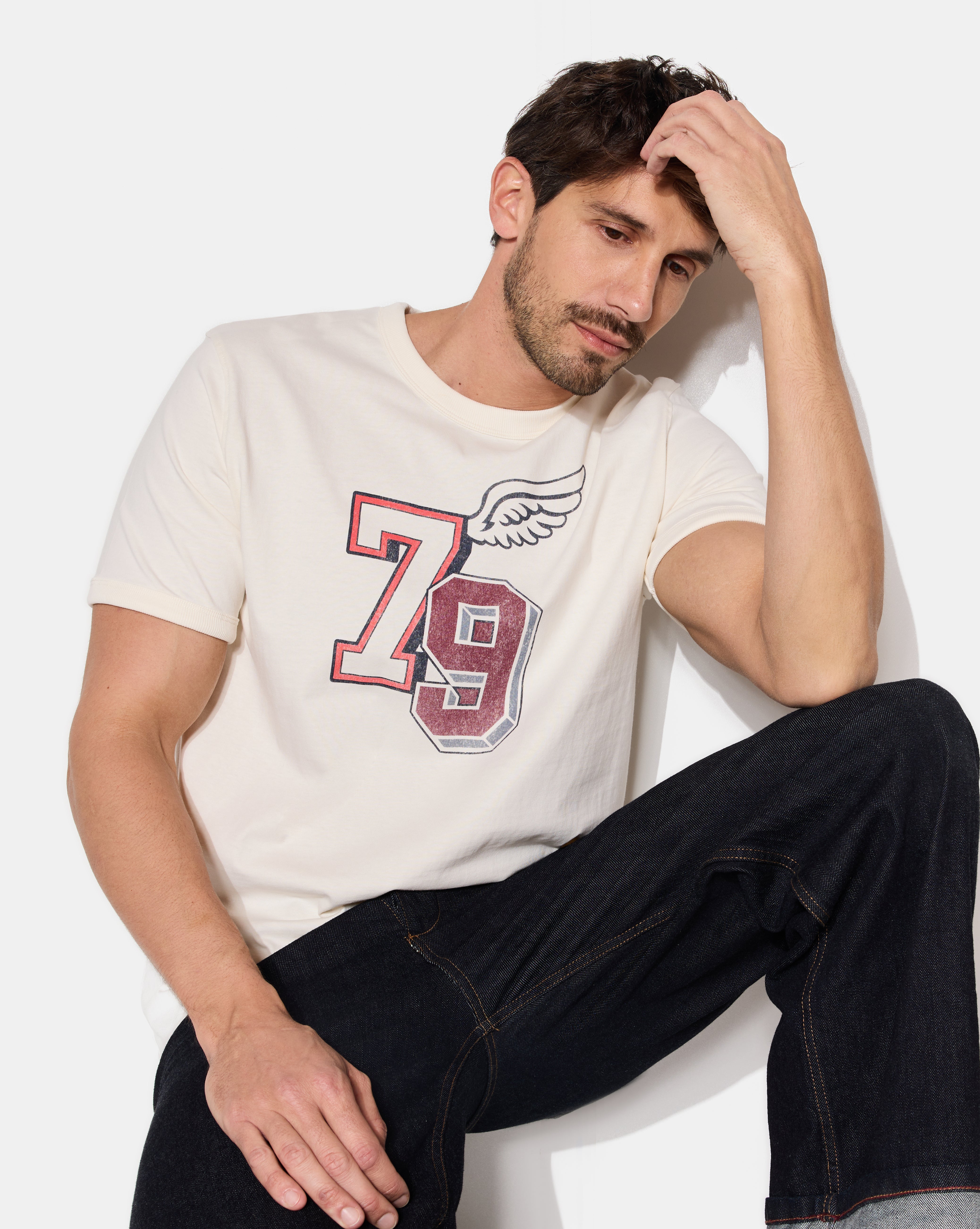 T-SHIRT DOREMI ÉCRU