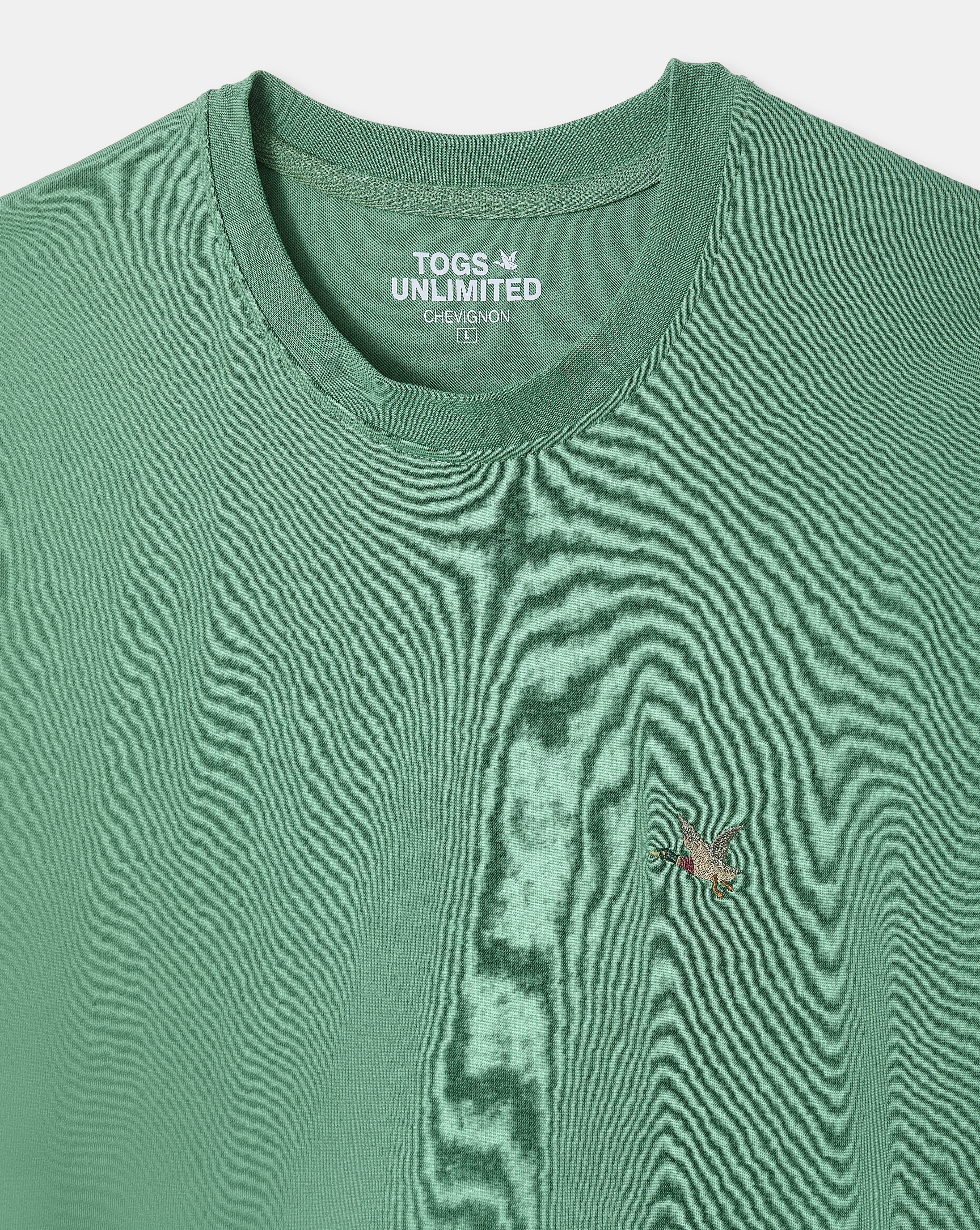 T-SHIRT T-TOGS VERT MENTHE
