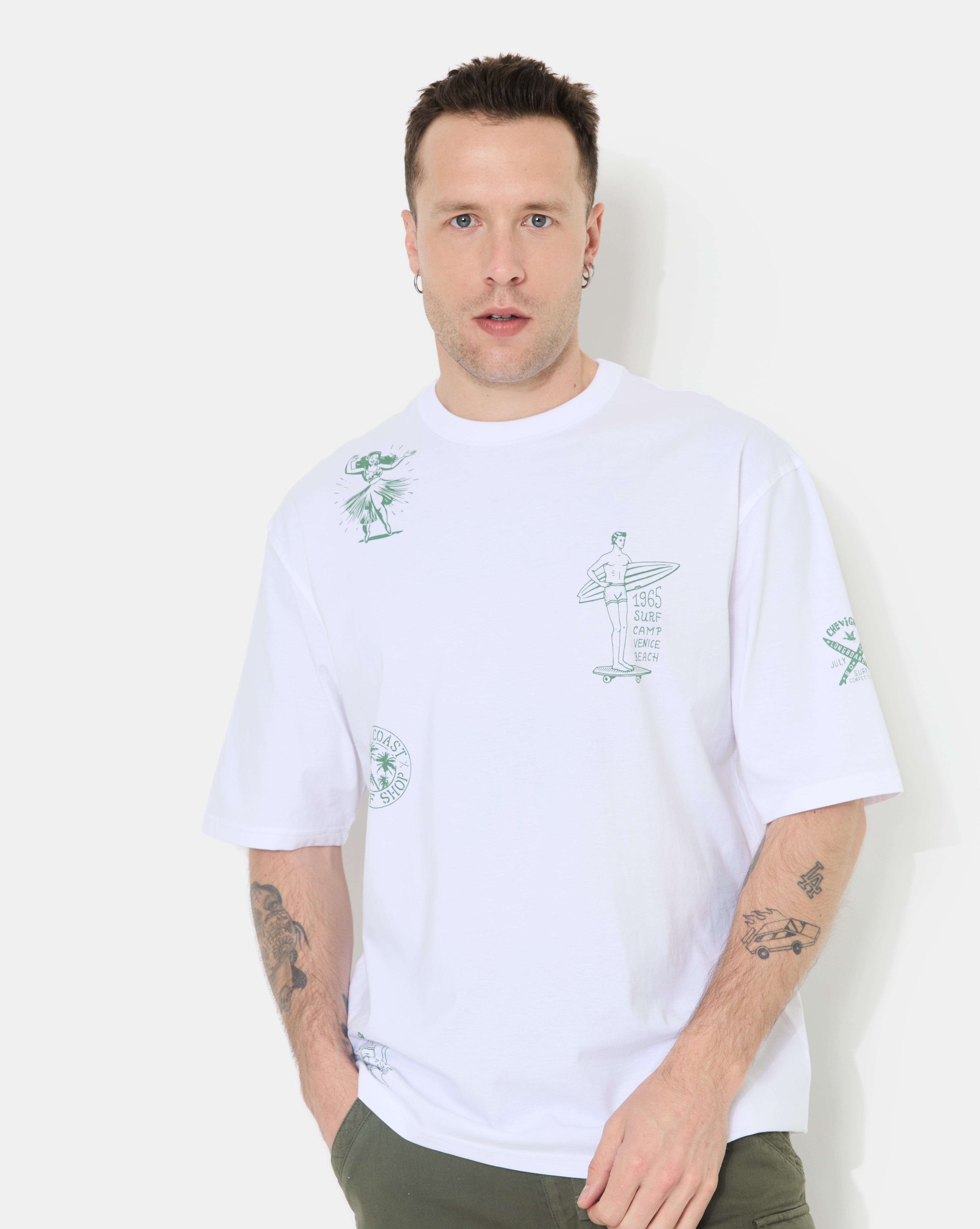 T-SHIRT DANCING BLANC