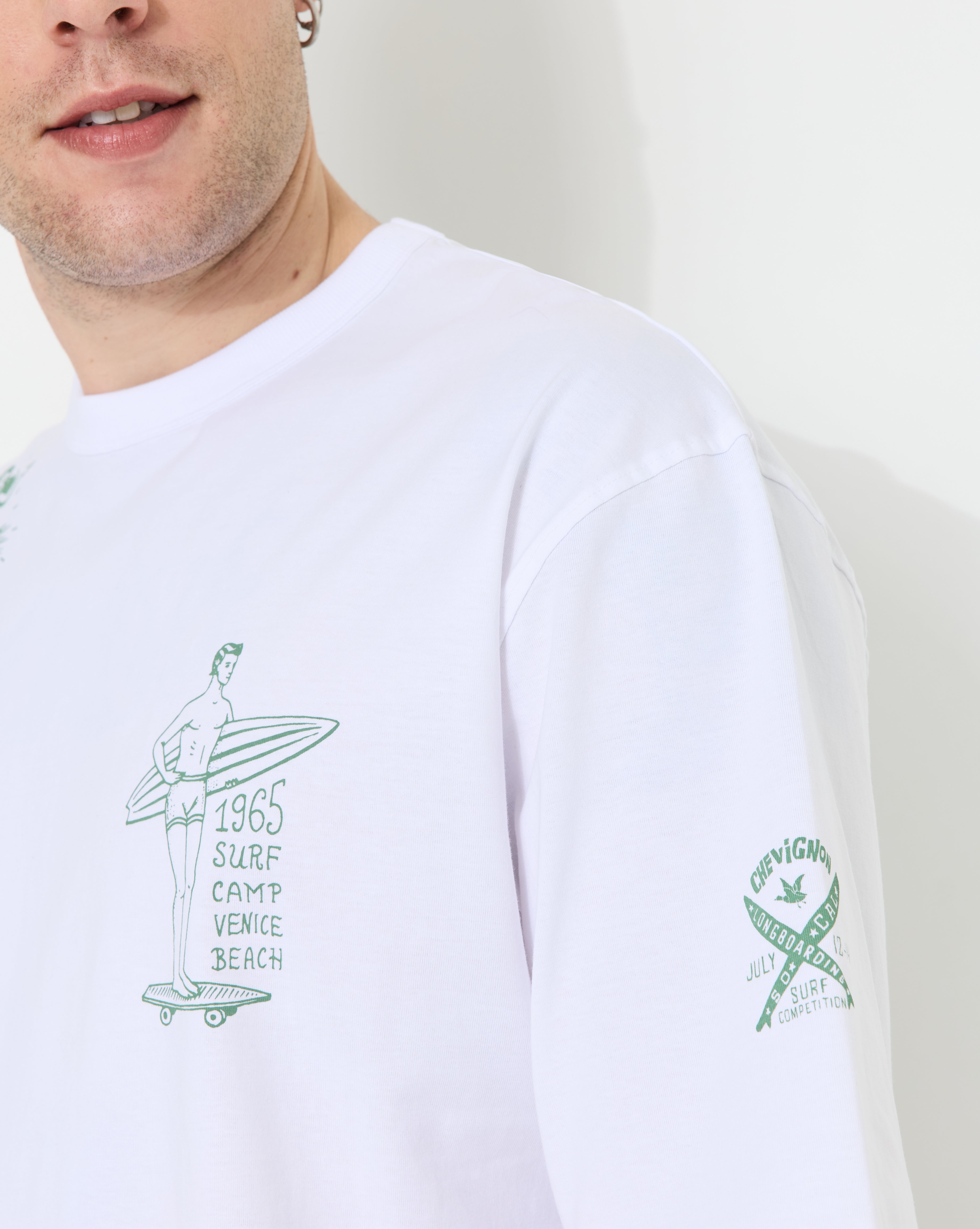 T-SHIRT DANCING BLANC