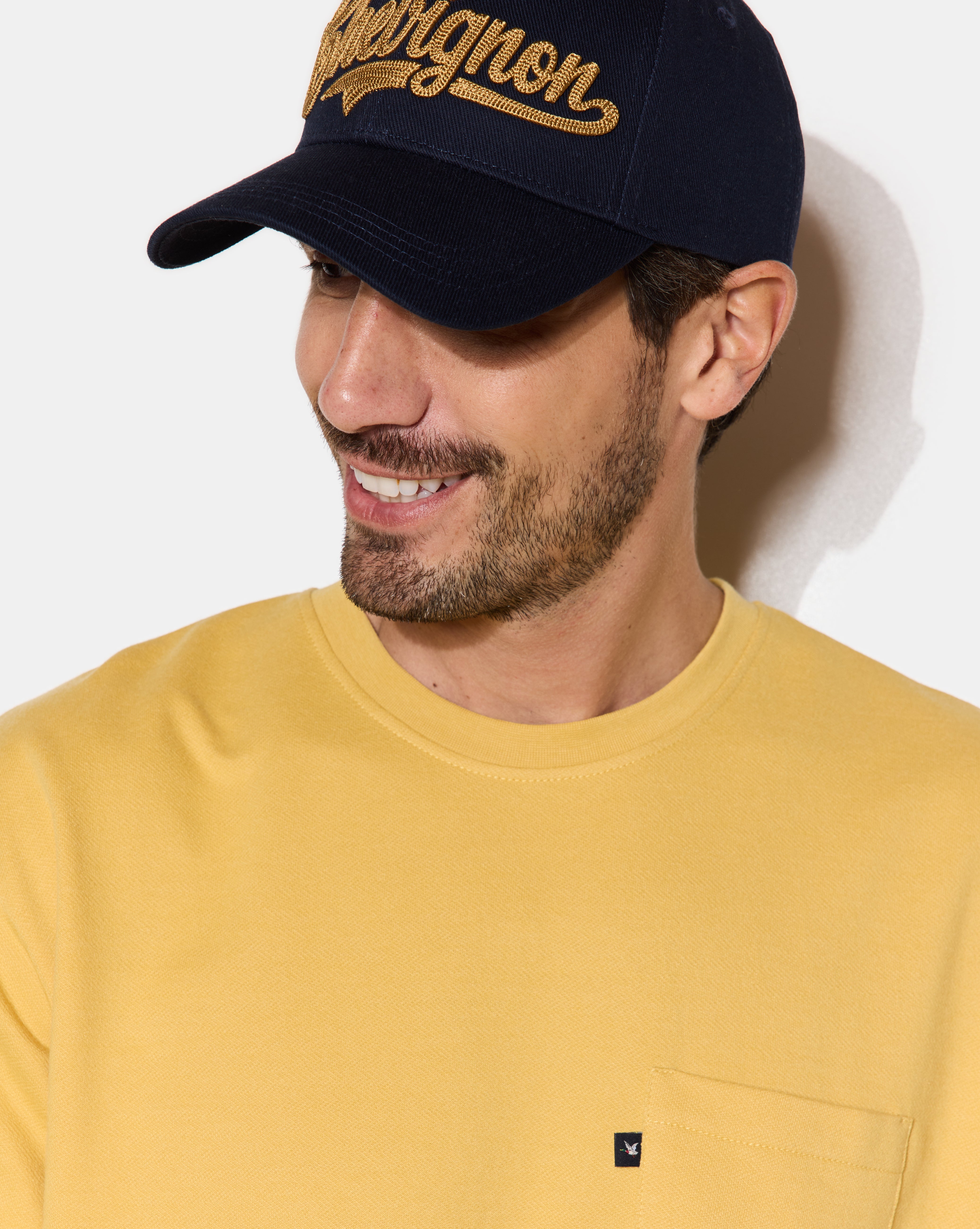 T-SHIRT POCKET TEE OCRE