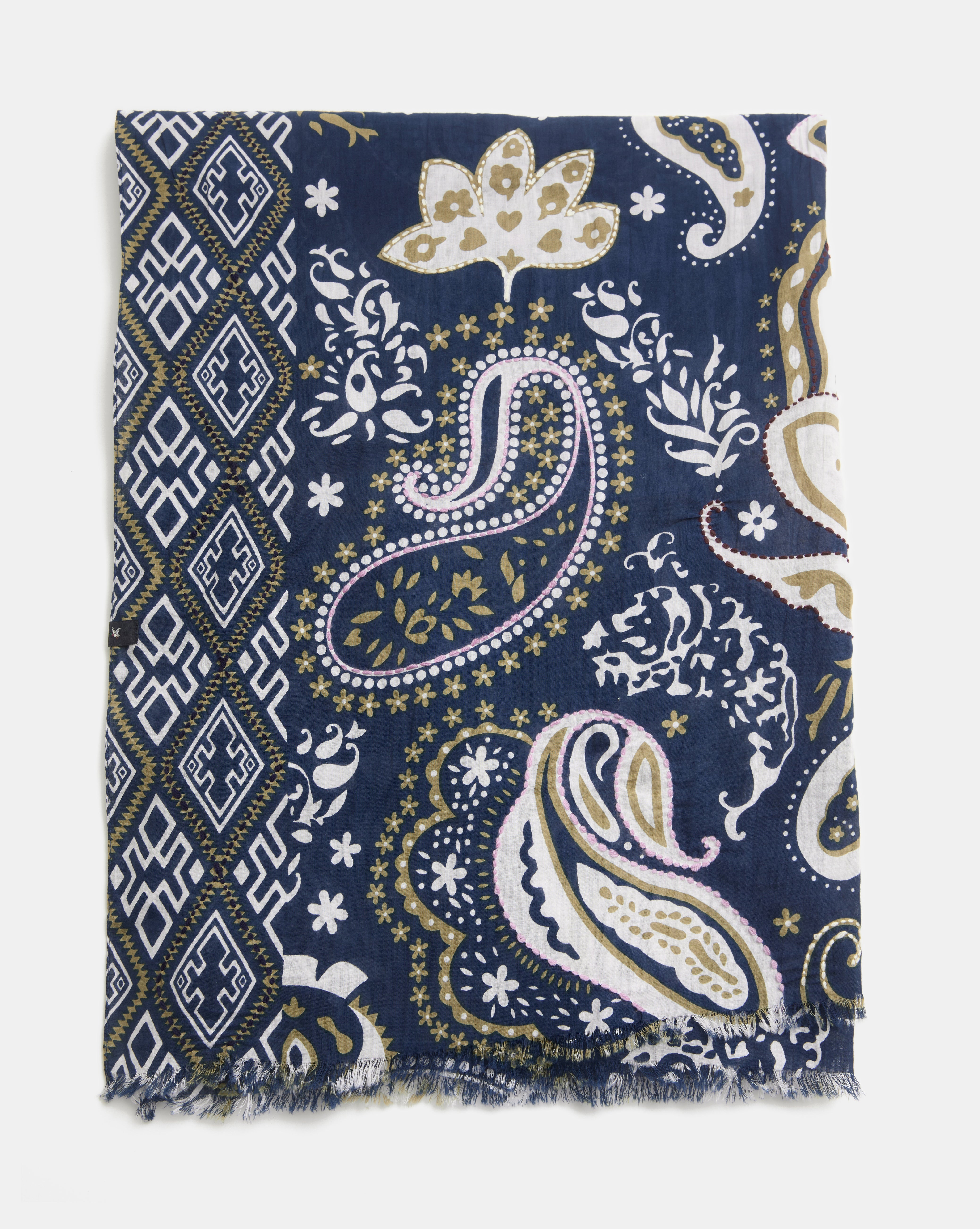 FOULARD DEMBO BLEU MARINE