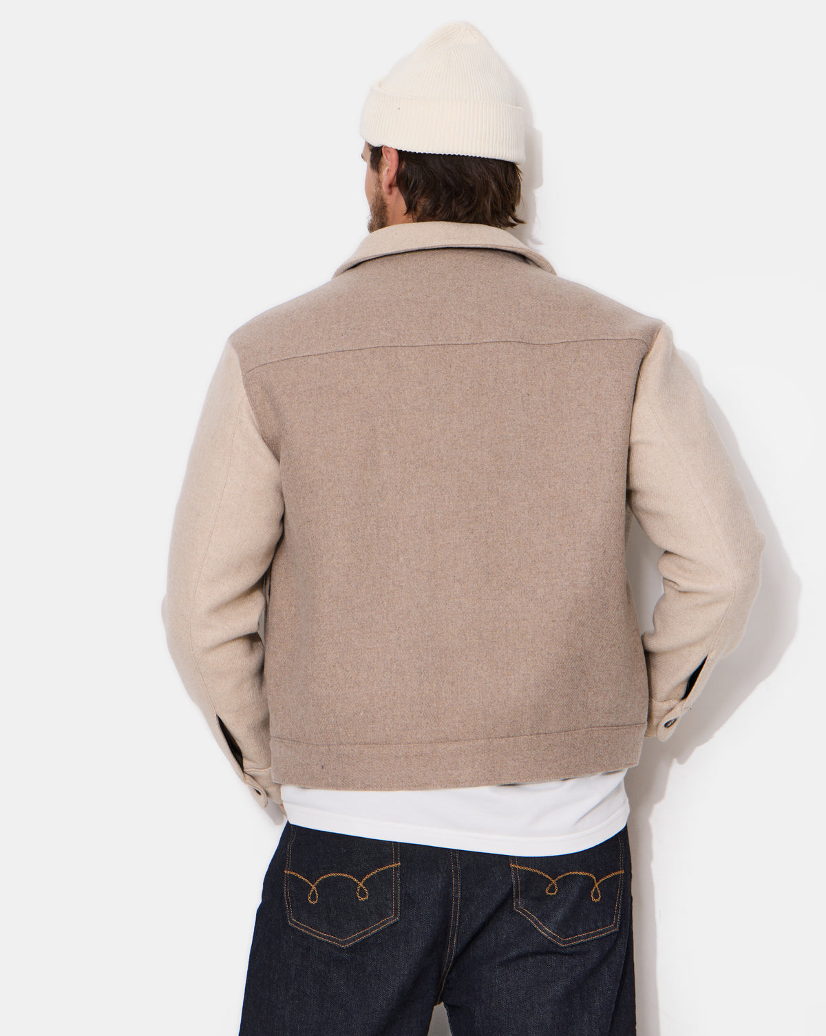 VESTE EN LAINE ELY NEW BEIGE