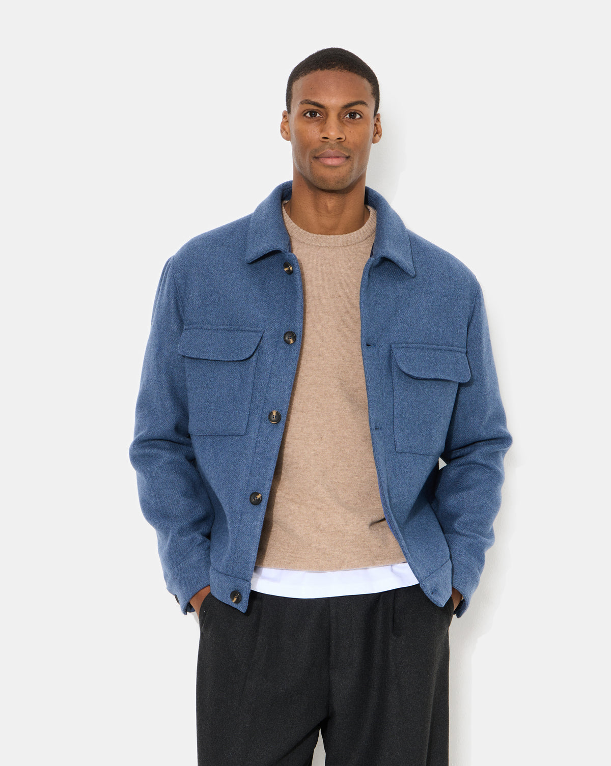 ELY NEW BLUE WOOL JACKET