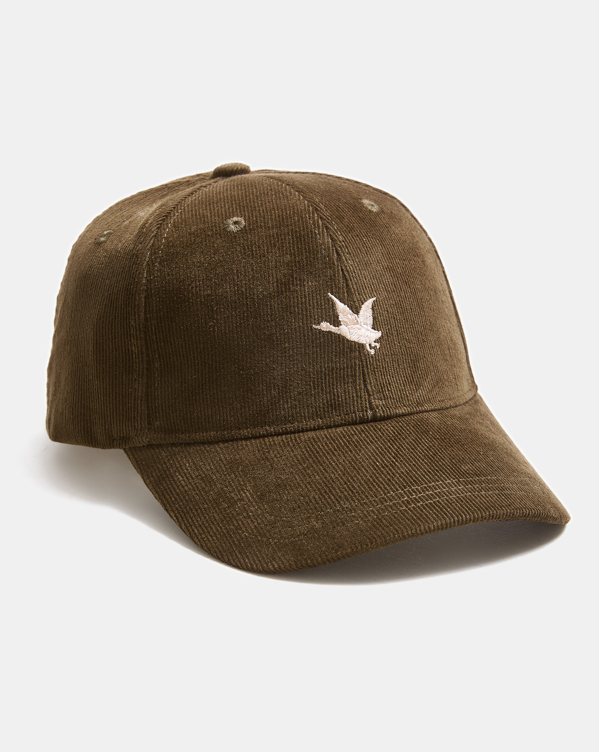 CASQUETTE EN VELOURS ELVET KAKI