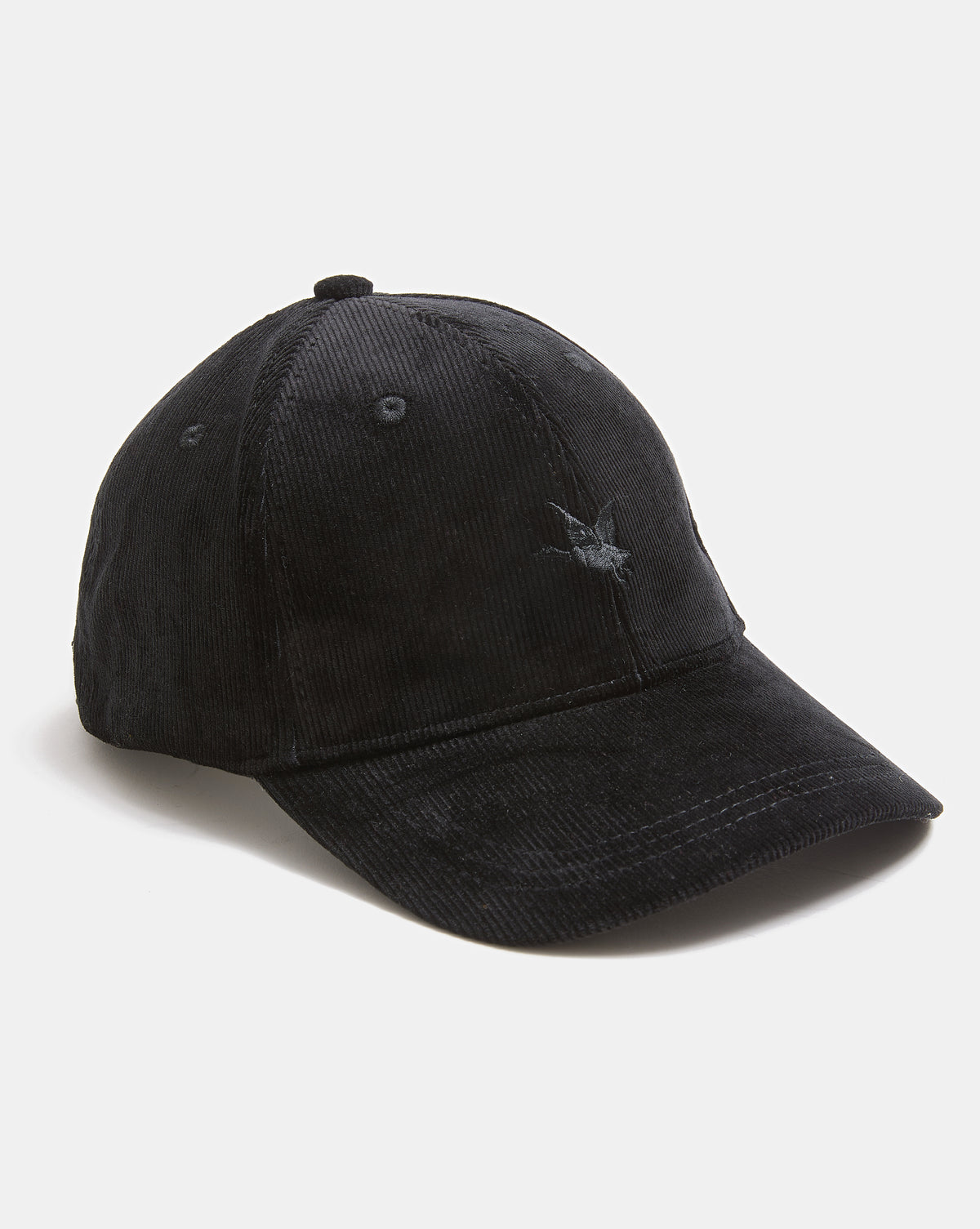 CASQUETTE EN VELOURS ELVET NOIR