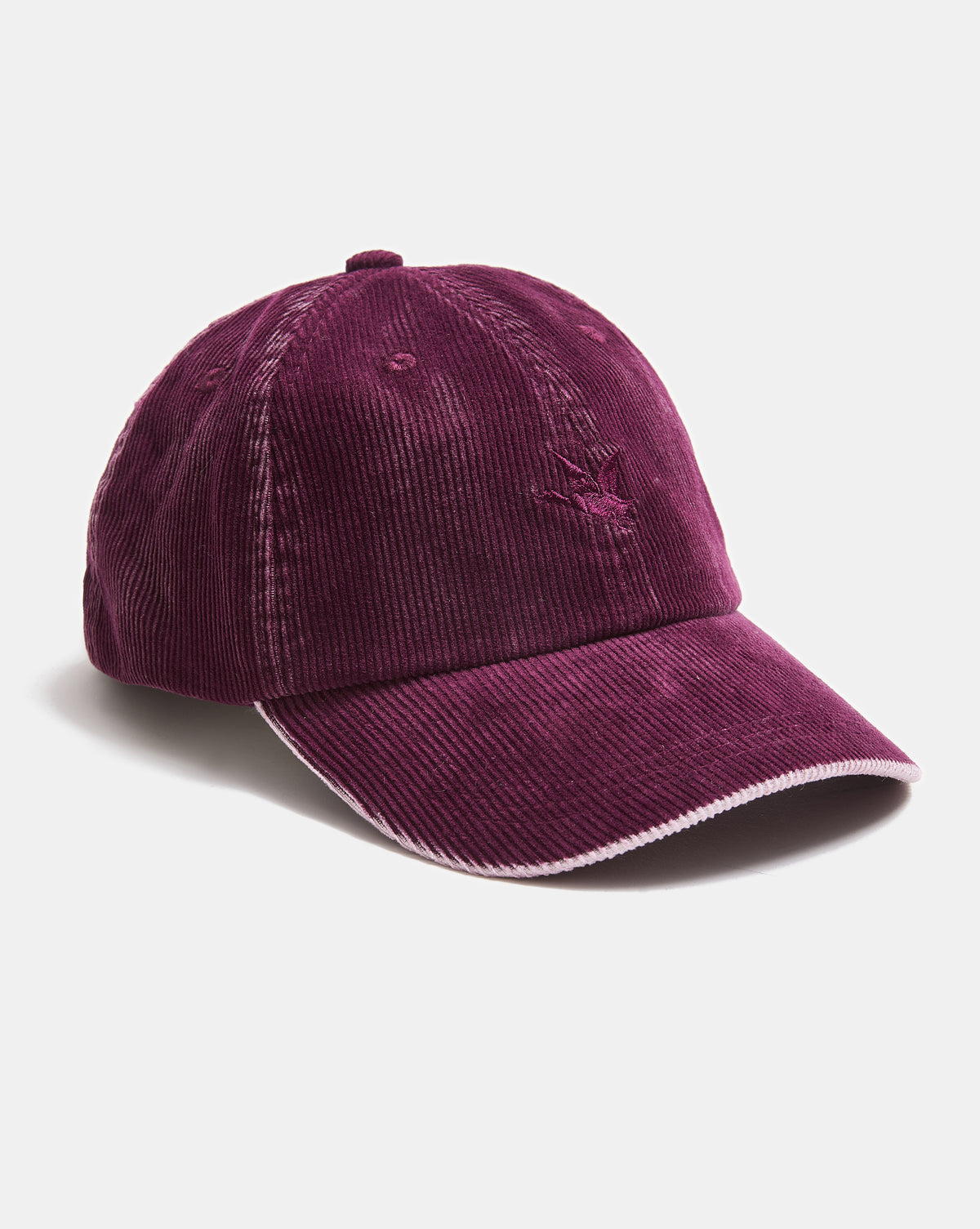 CASQUETTE EN VELOURS DÉLAVÉ ELVET WASHED BURGUNDY