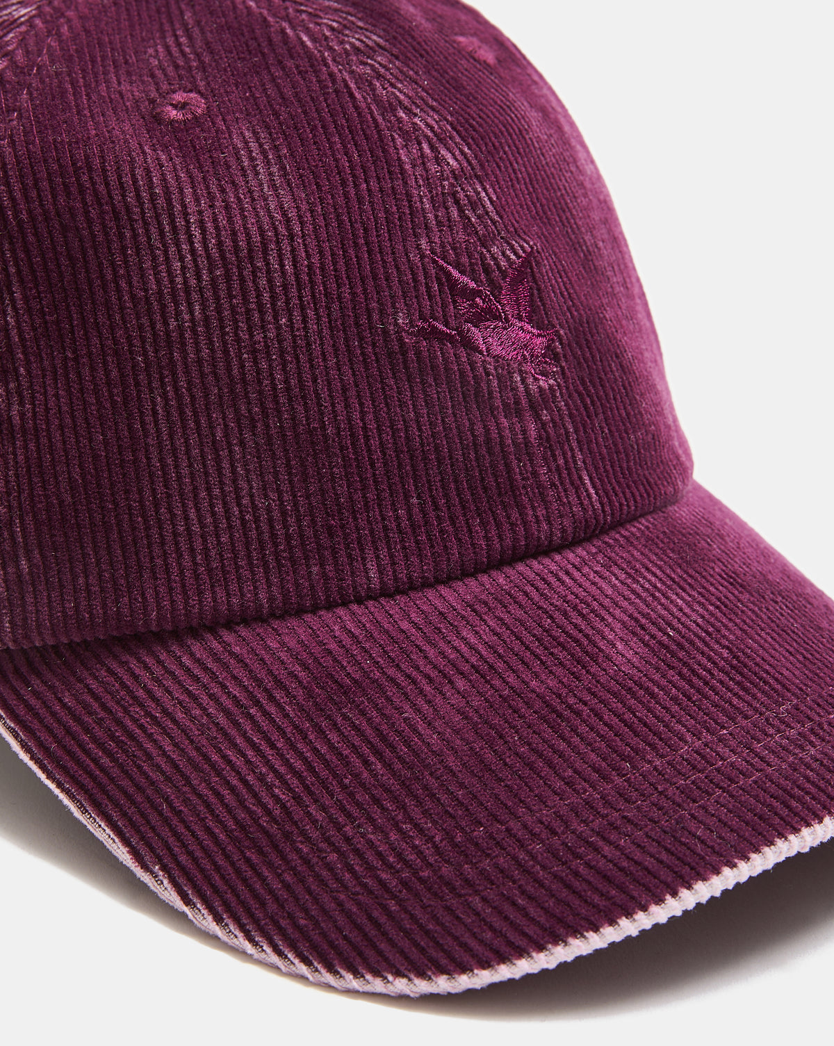 CASQUETTE EN VELOURS DÉLAVÉ ELVET WASHED BURGUNDY