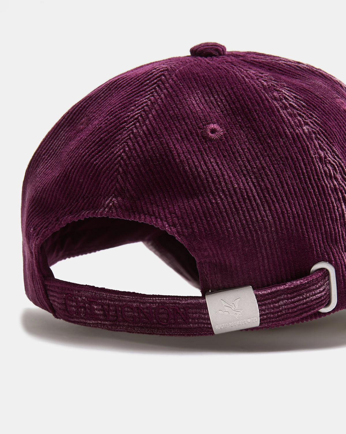 CASQUETTE EN VELOURS DÉLAVÉ ELVET WASHED BURGUNDY