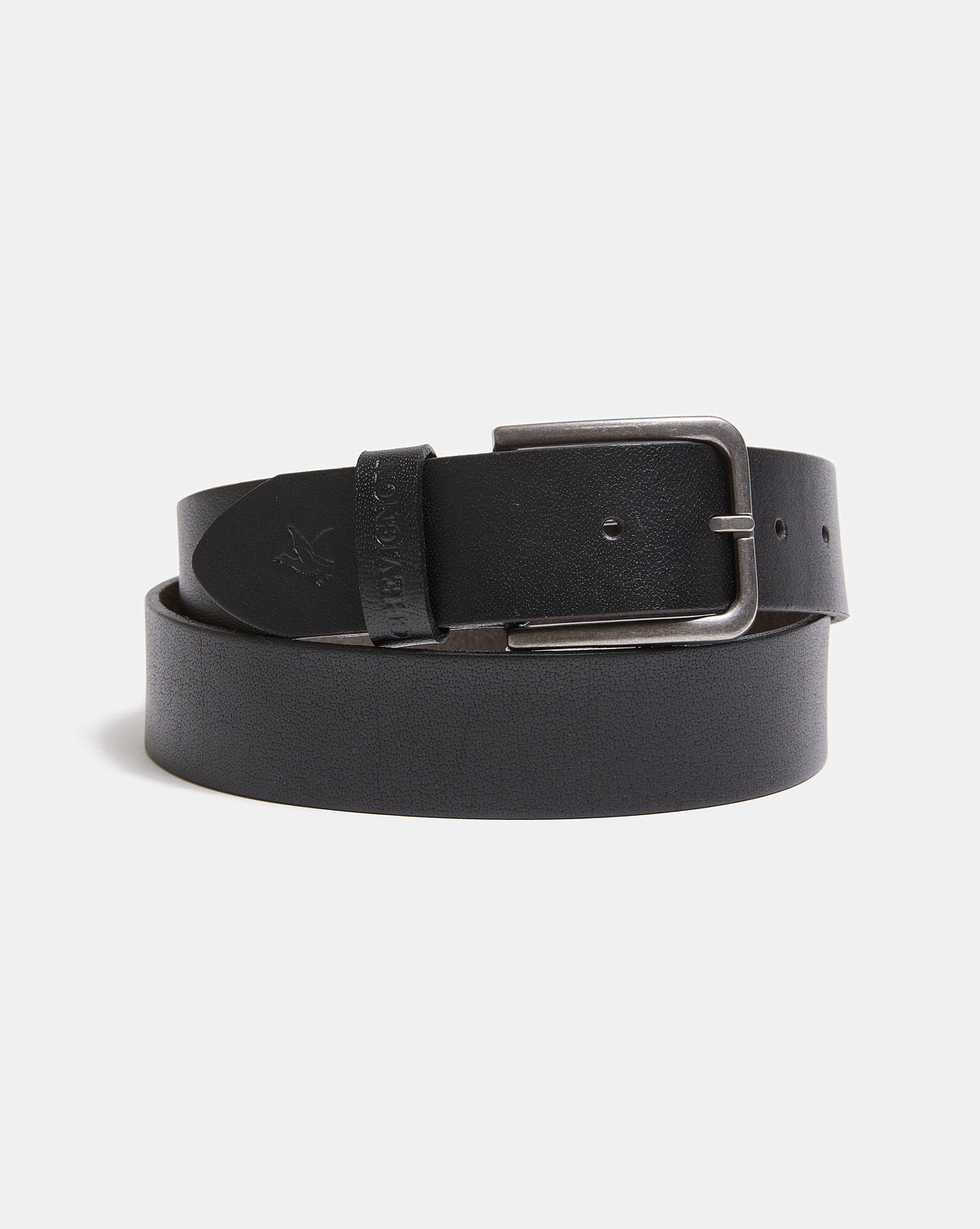 CEINTURE EN CUIR BUFFALO BELT NOIR