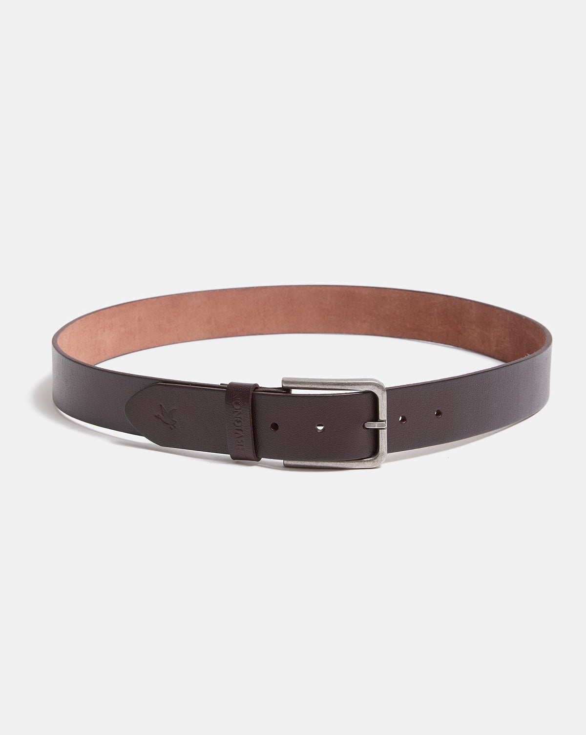 CEINTURE EN CUIR BUFFALO BELT MARRON