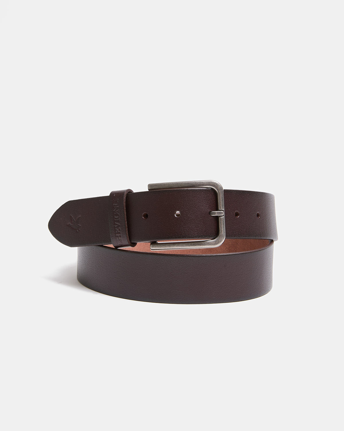 BUFFALO BROWN leather belt