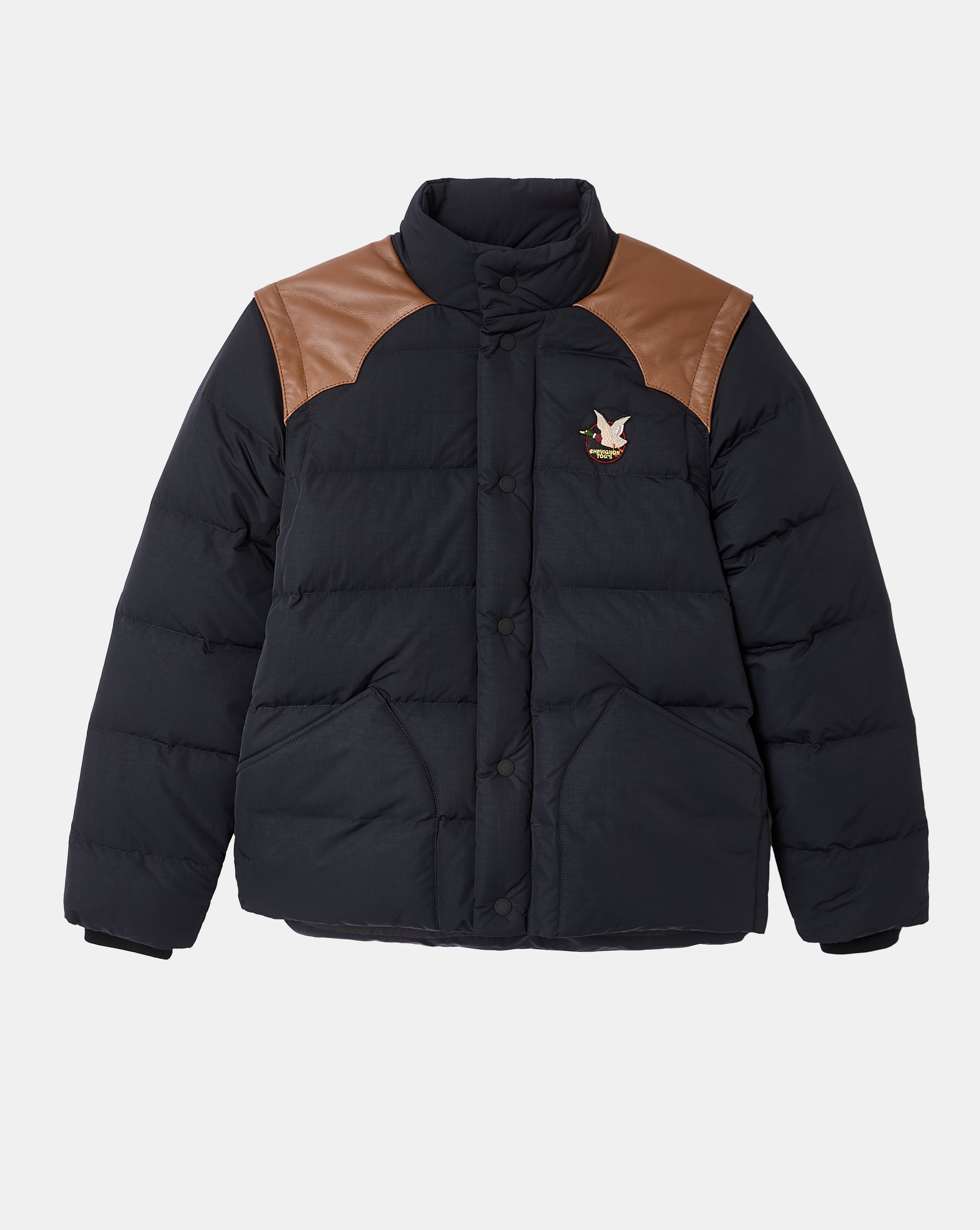 WINDS VARSITY BLACK JACKET - Chevignon