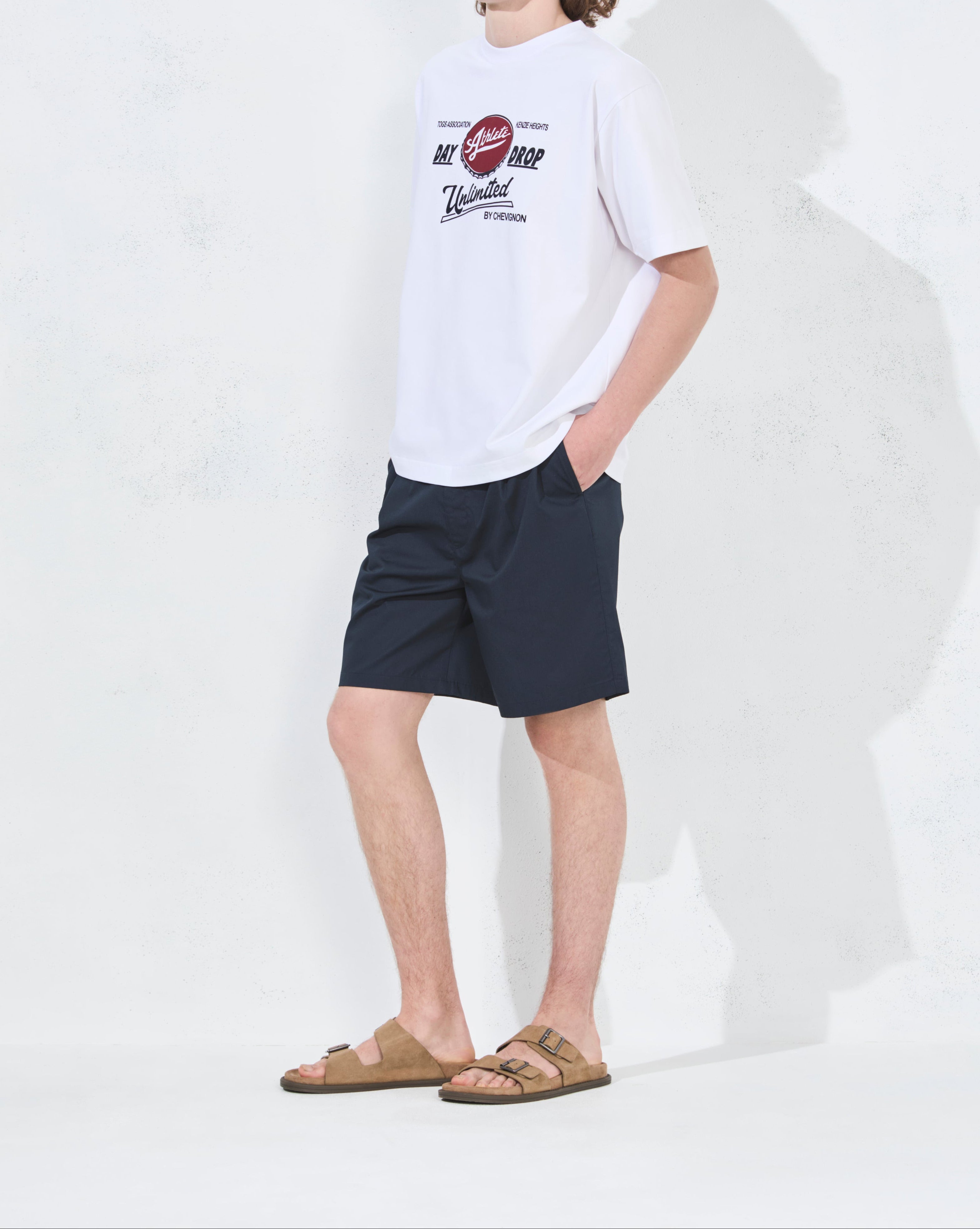 T-SHIRT DAY DROP BLANC