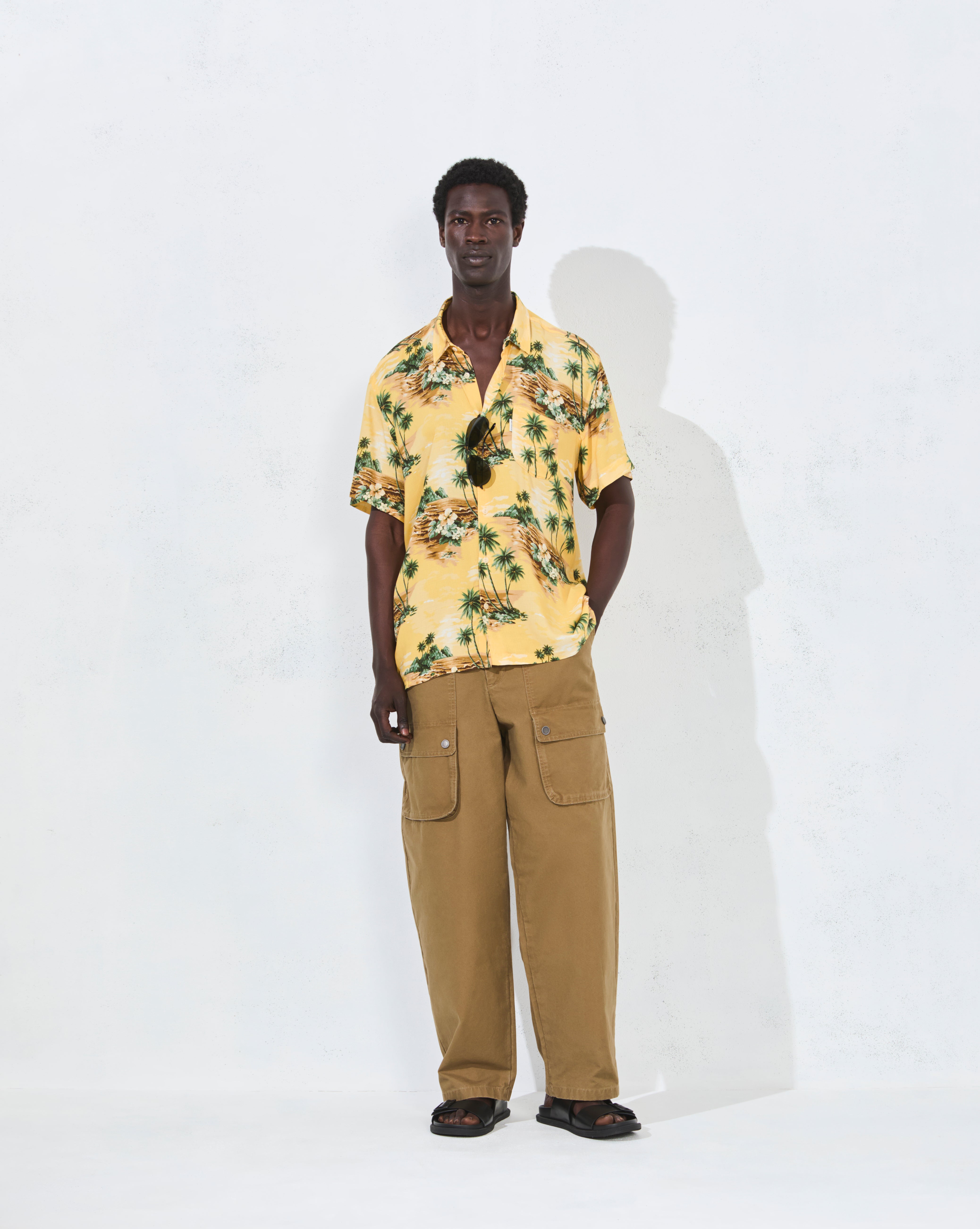 CHEMISE COLBY JAUNE