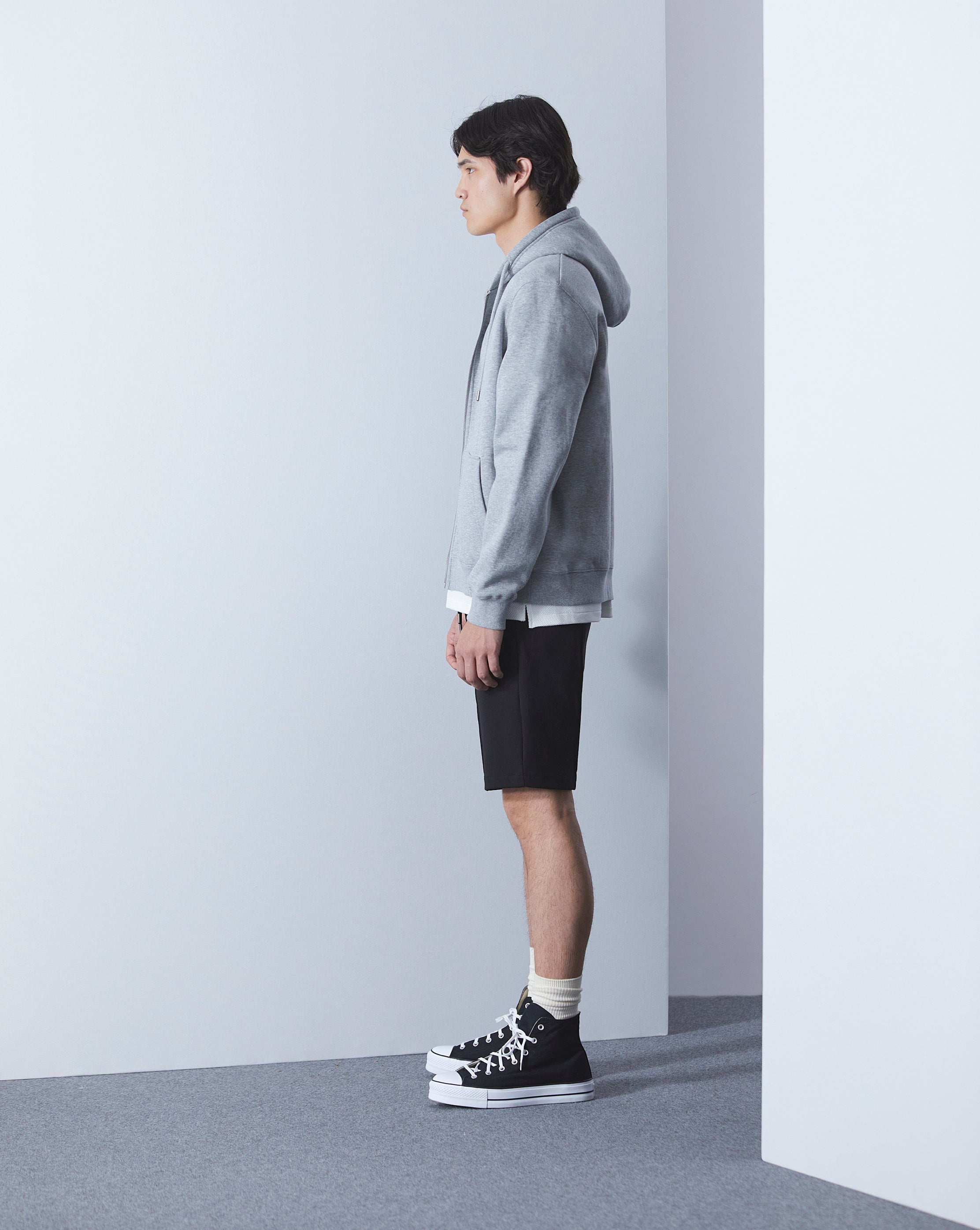 CITY HOOD BASIC GRAY SWEATSHIRT