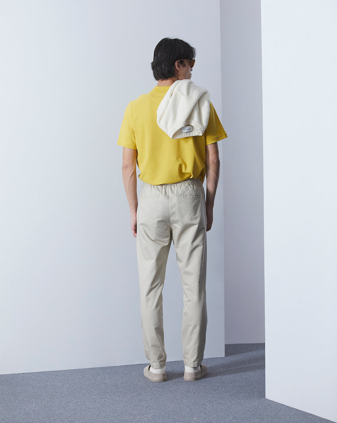 DUCK LINEN BEIGE PANTS