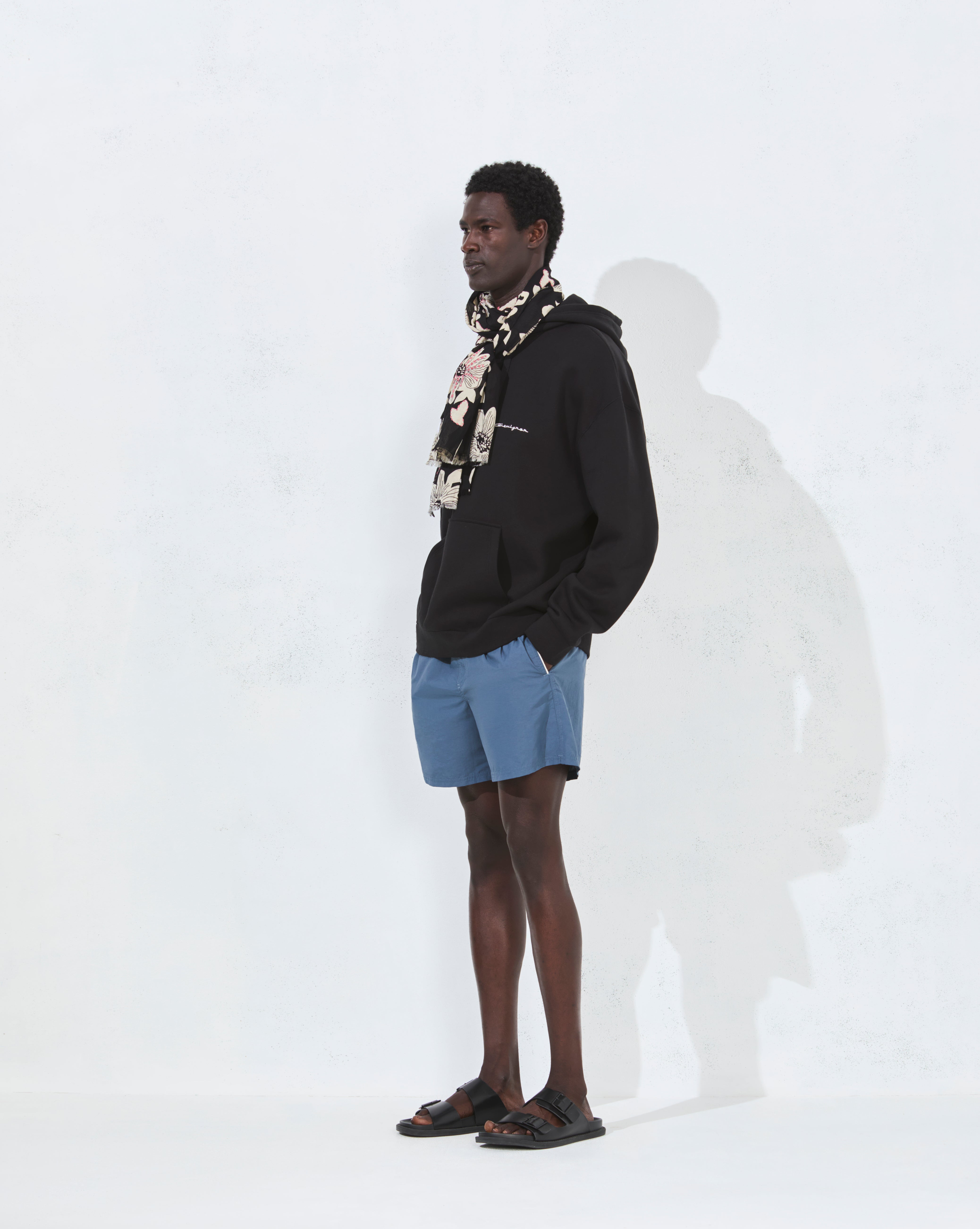 SWEATSHIRT CITY HOOD OVERSIZE NOIR