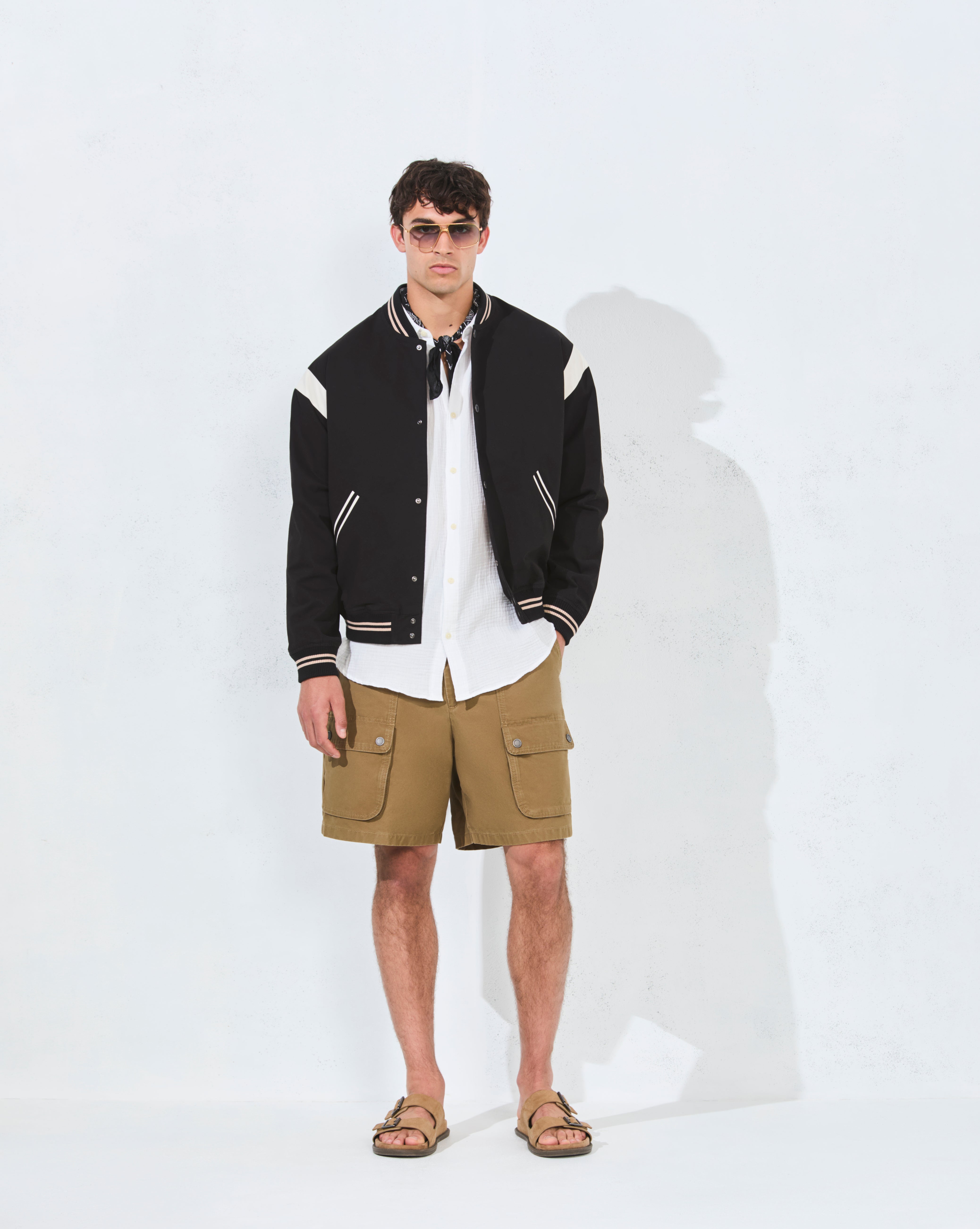 BLACK VARSITY JACKET