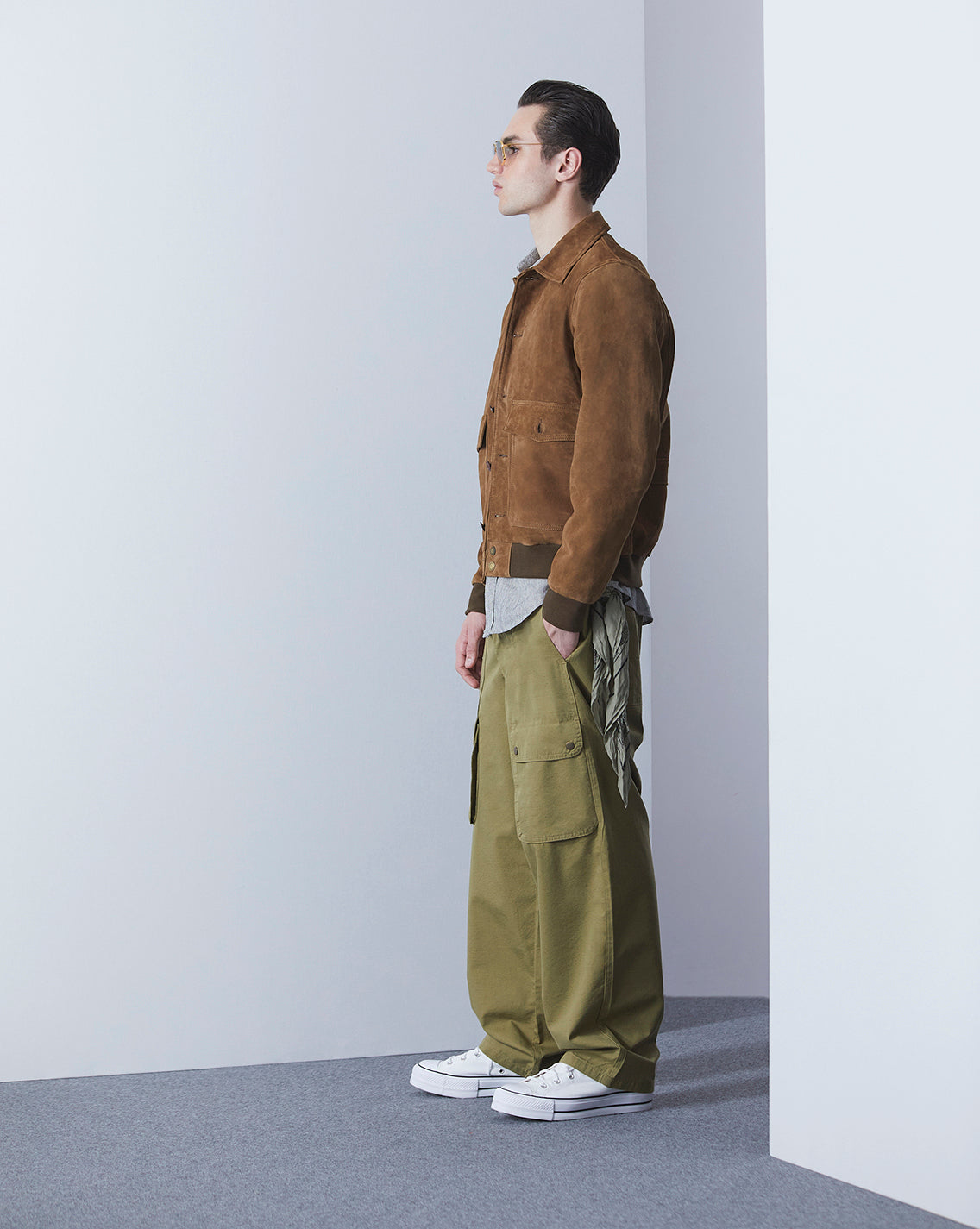 BROWN PLANE VEGETAL JACKET