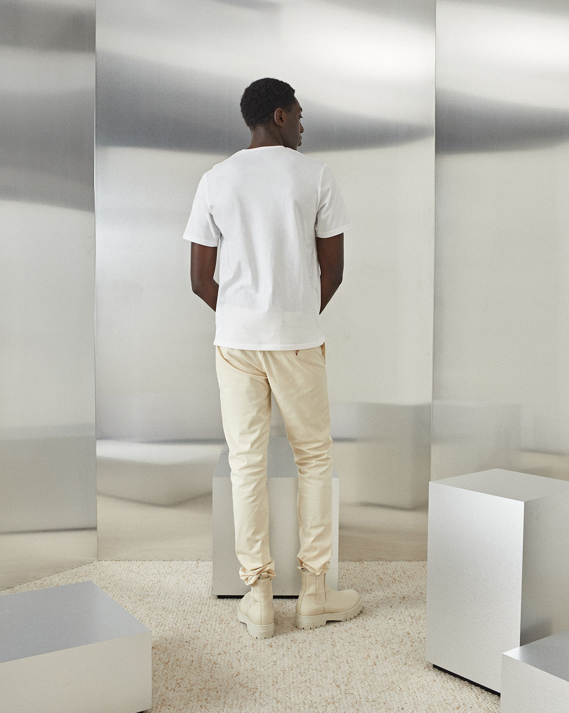 DUCK CHINO PANTS BEIGE