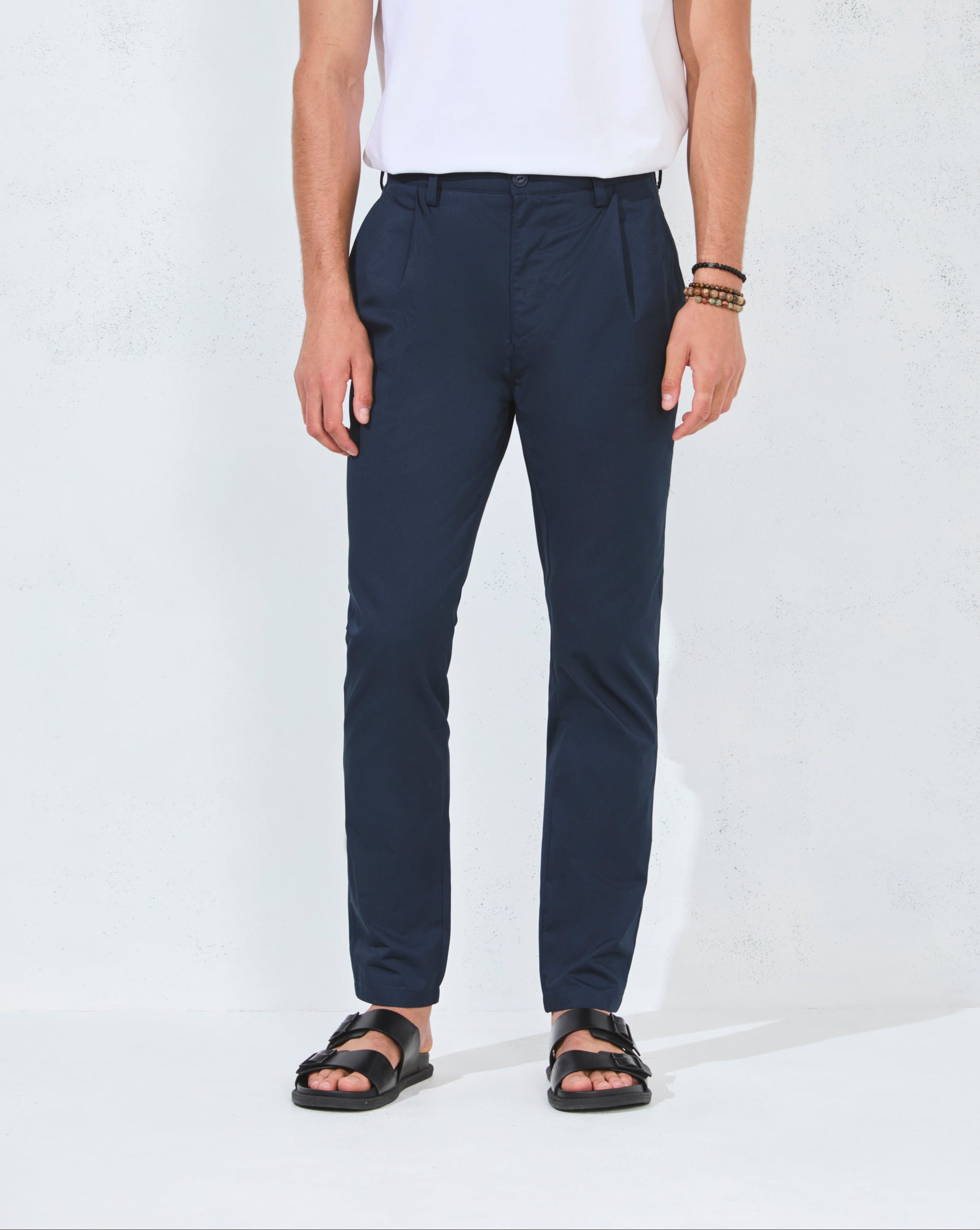 PANTALON DUCK FOLD IVANA BLEU MARINE