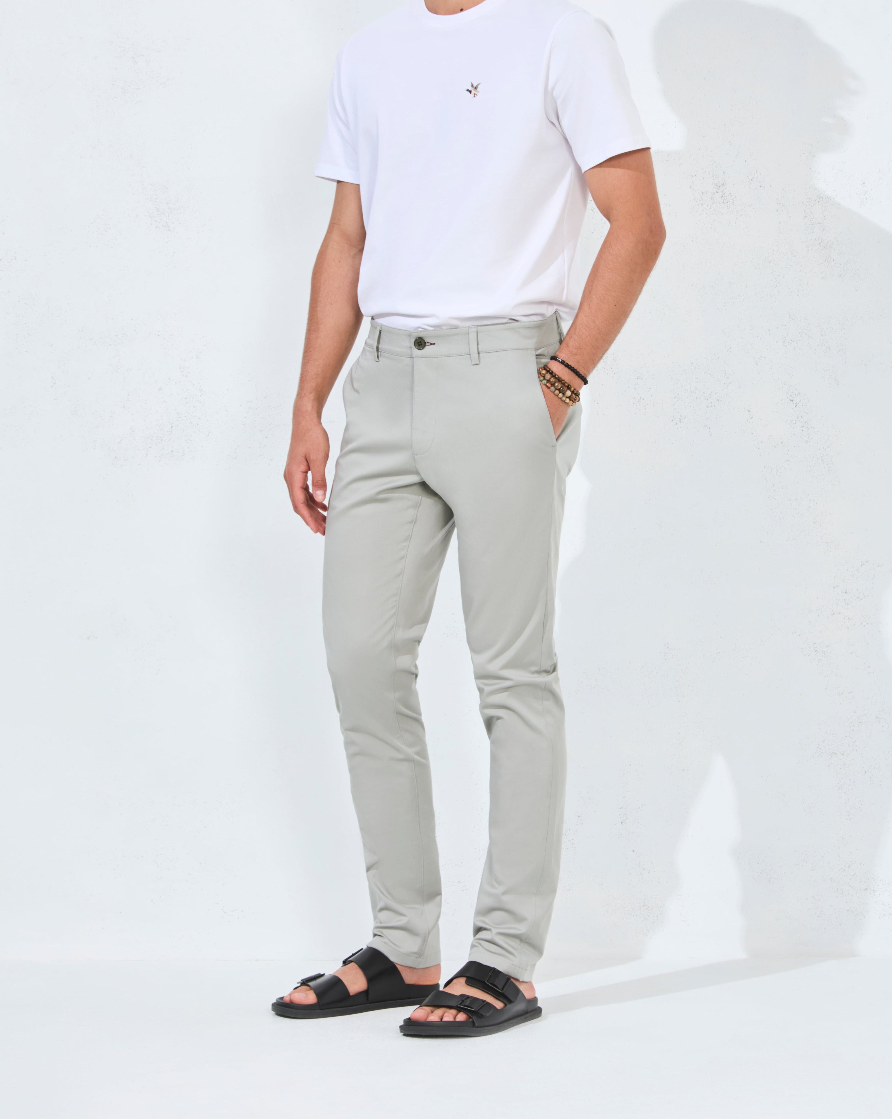 PANTALON CHINO GRIS
