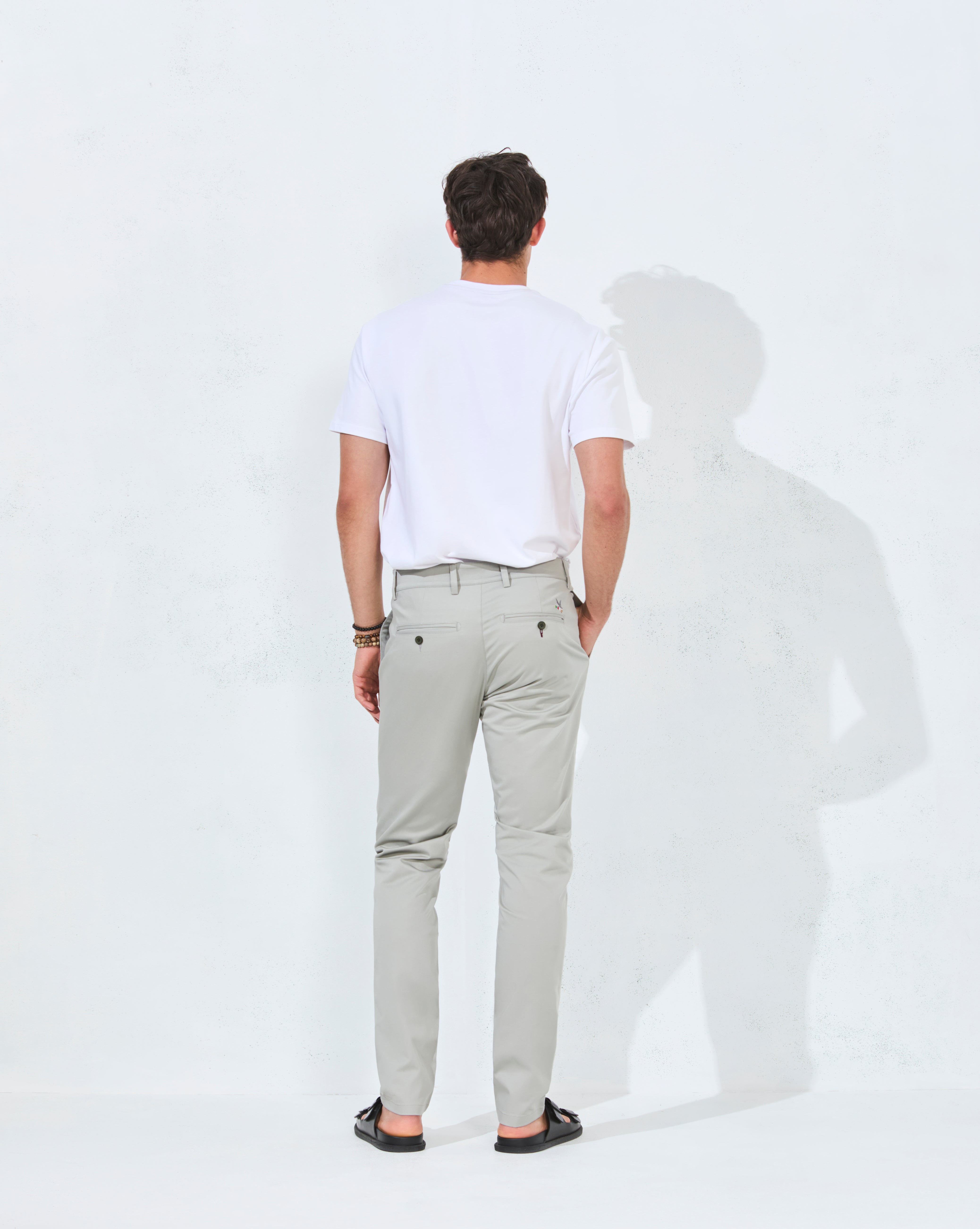 PANTALON CHINO BLEU