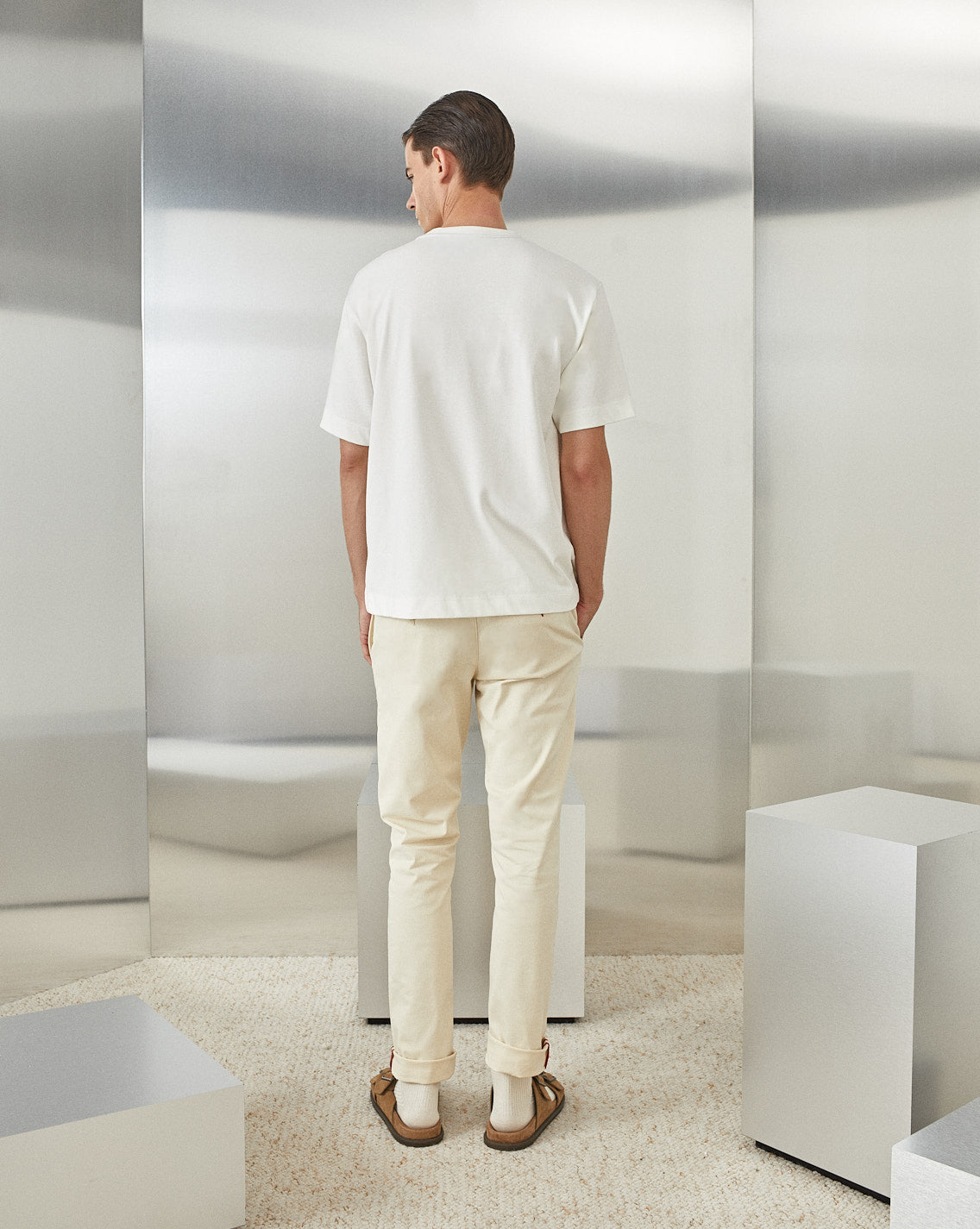 ECRU OVERSIZED CITY TEE T-SHIRT