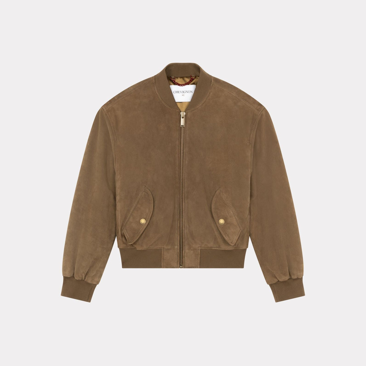 【値下げ中】 CHEVIGNON leather jacket BLOUSON CUIR TROOPER NOIR HOMME - Chevignon