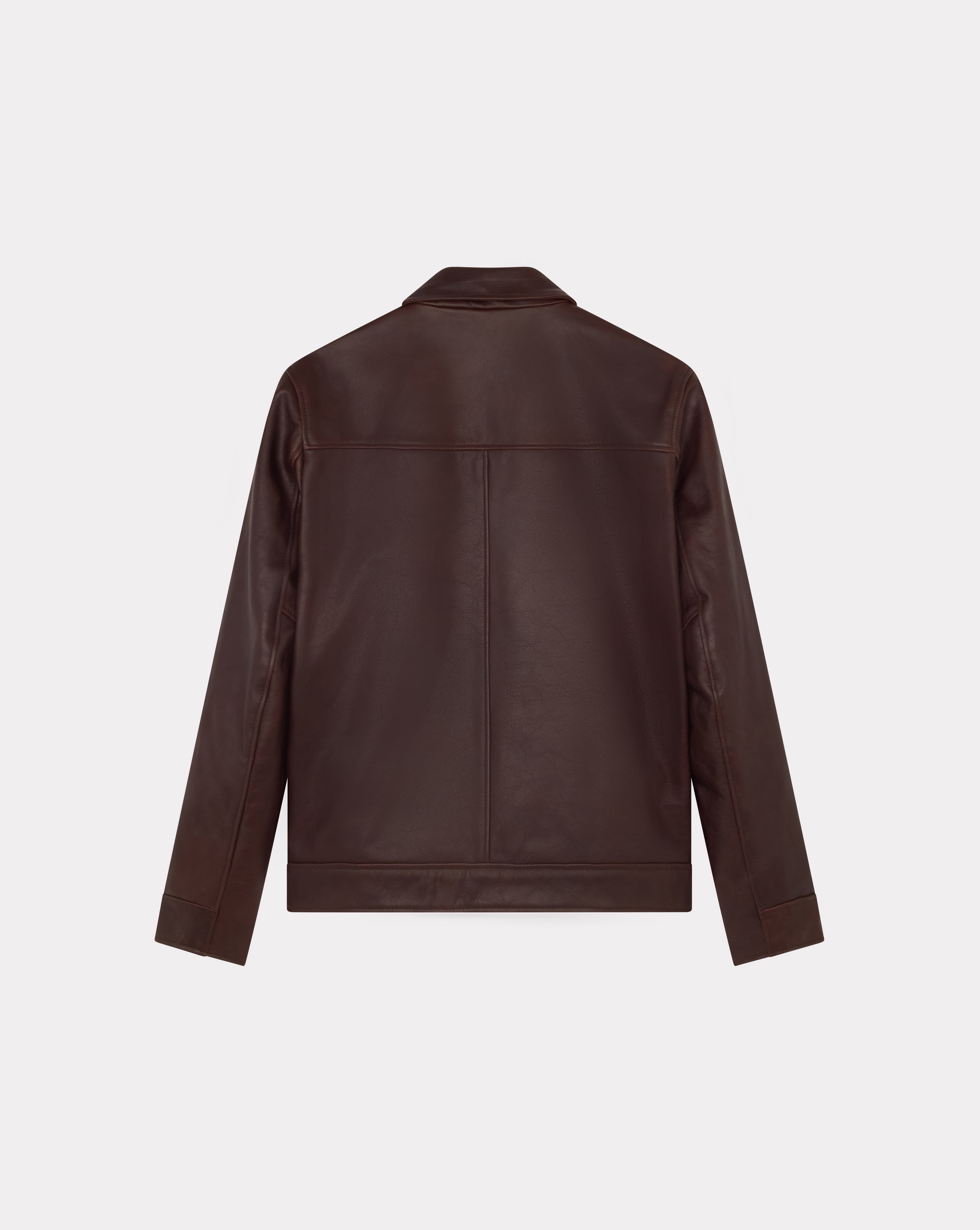 BROWN MOTOR JACKET