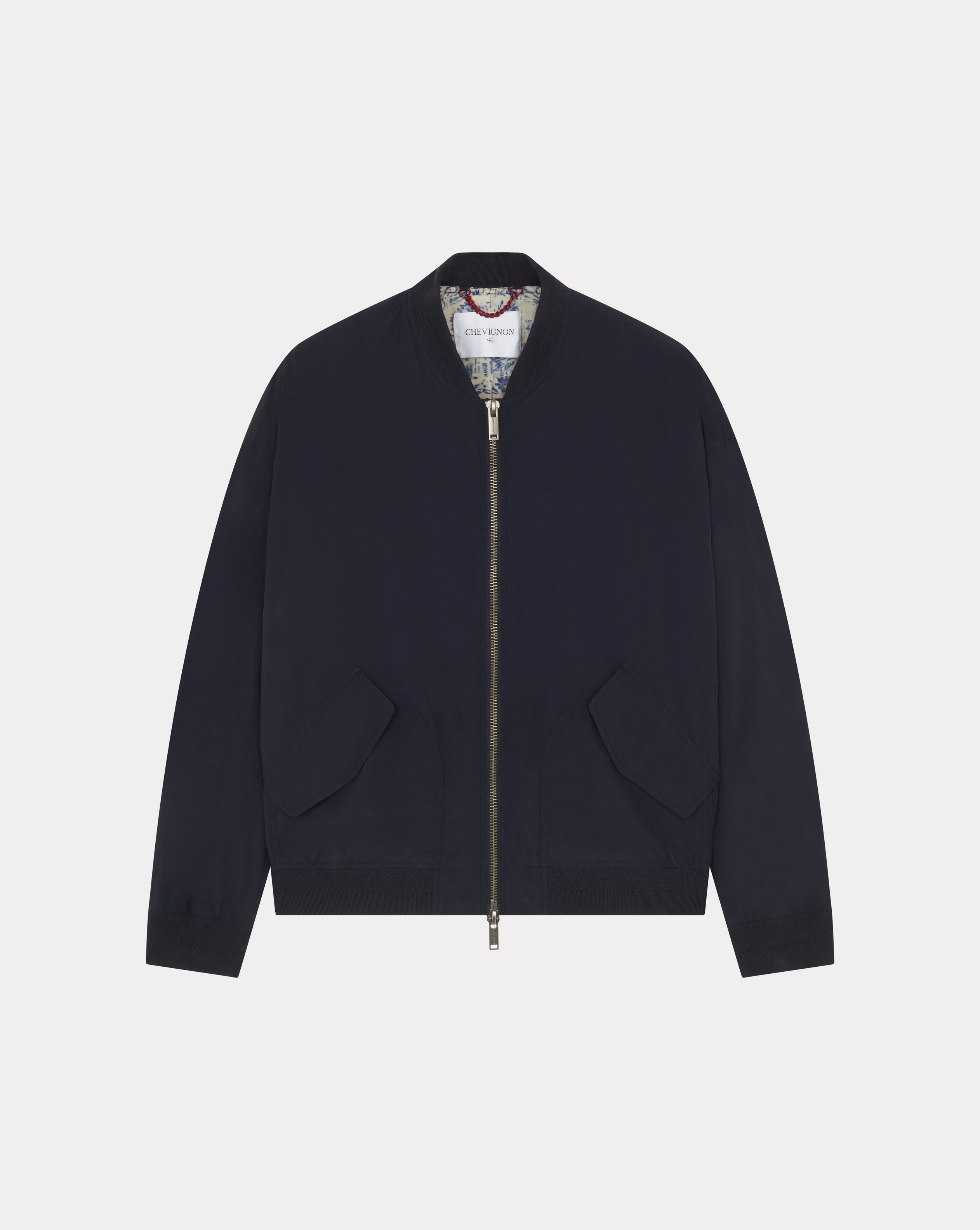 BLOUSON WESTERN BOMBERS BLEU