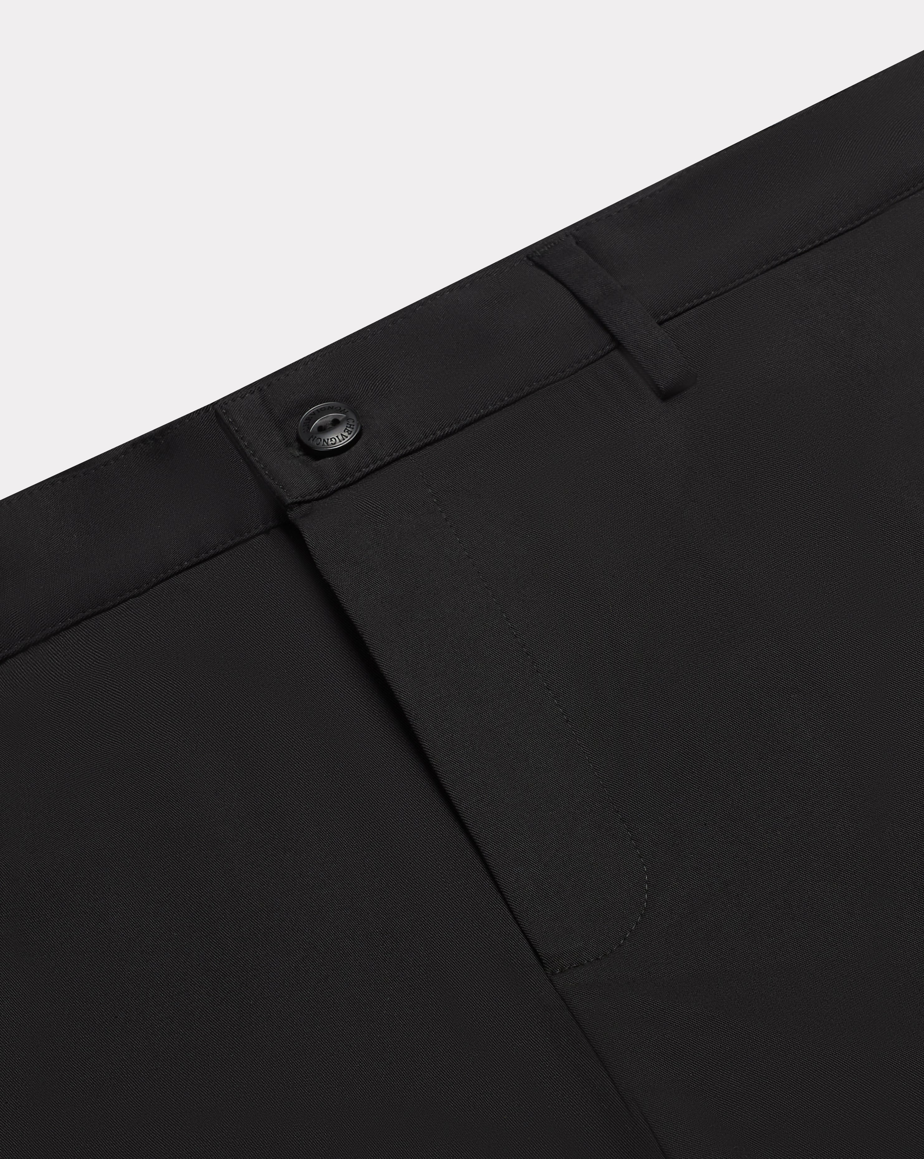 BLACK PLEAT PANTS