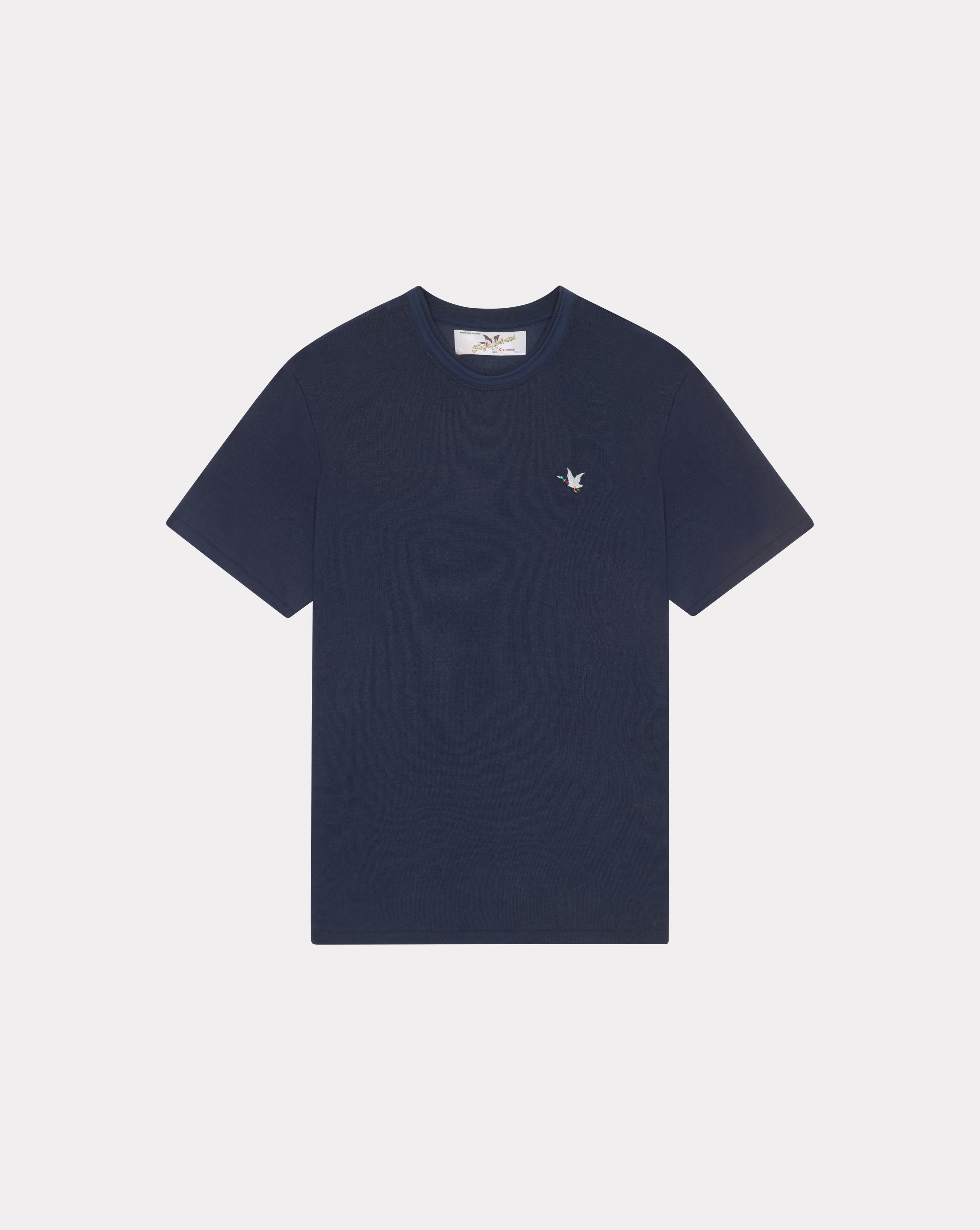 T-SHIRT DUCK TEE BLEU MARINE